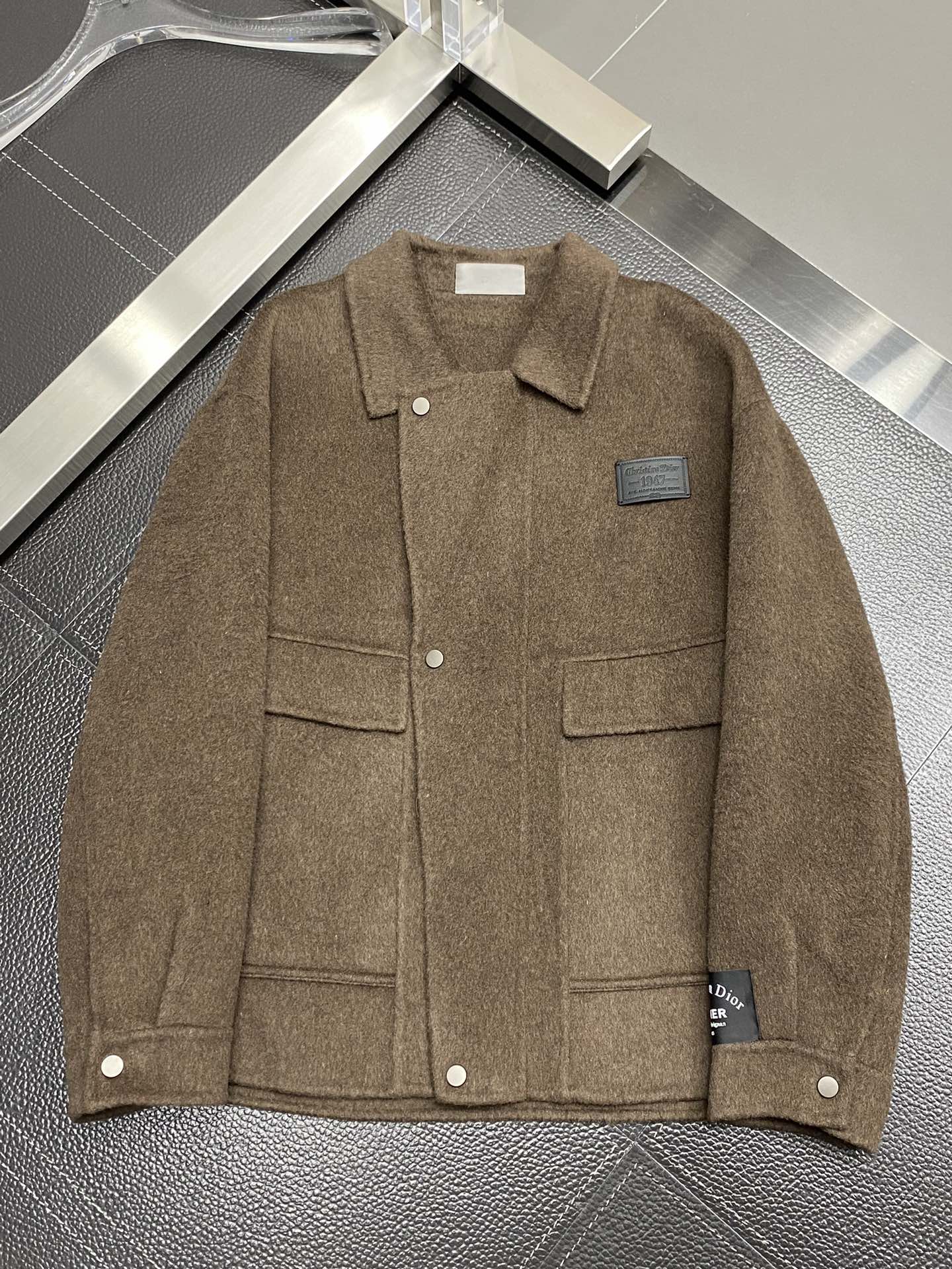 Dior Men's Classic Lambswool Short Coat
