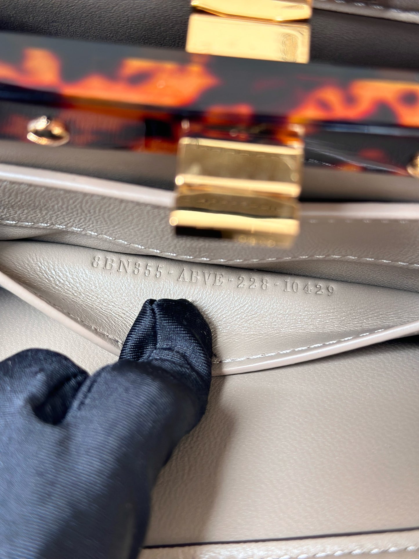 Fendi Peekaboo I See You Petite Handbag