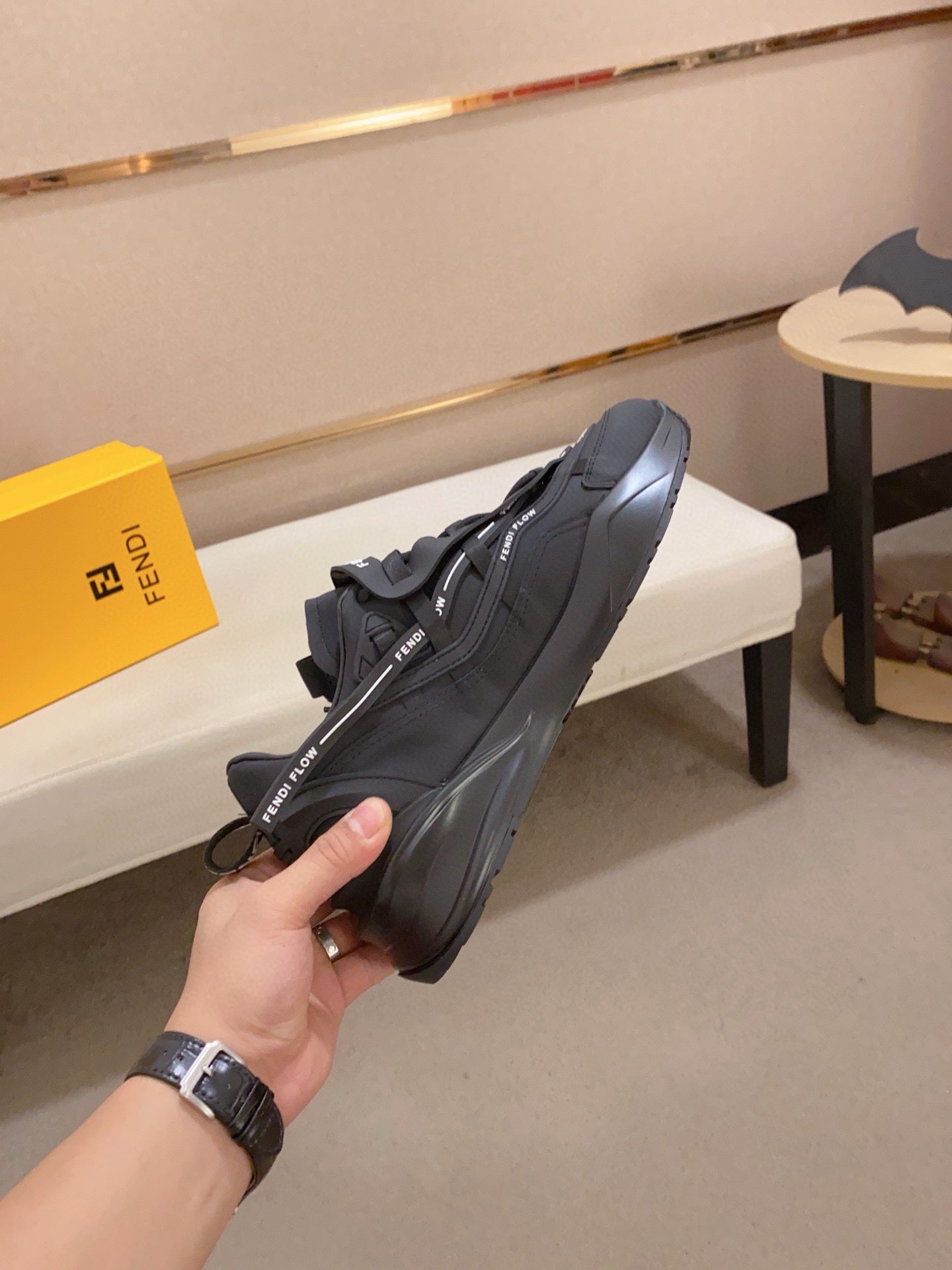 Fendi Men's Casual Leather Sneakers – 2025 Collection