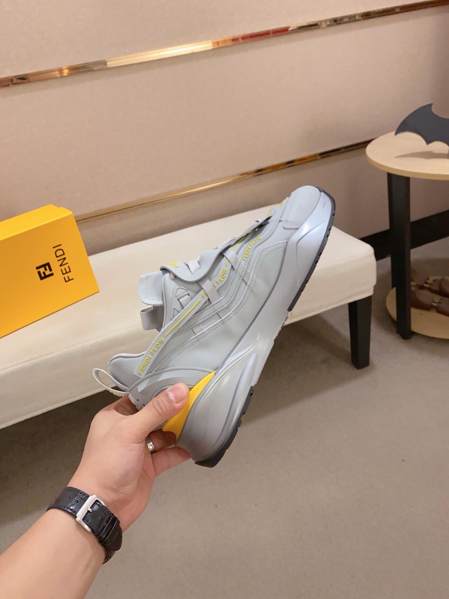 Fendi Men's Casual Leather Sneakers – 2025 Collection