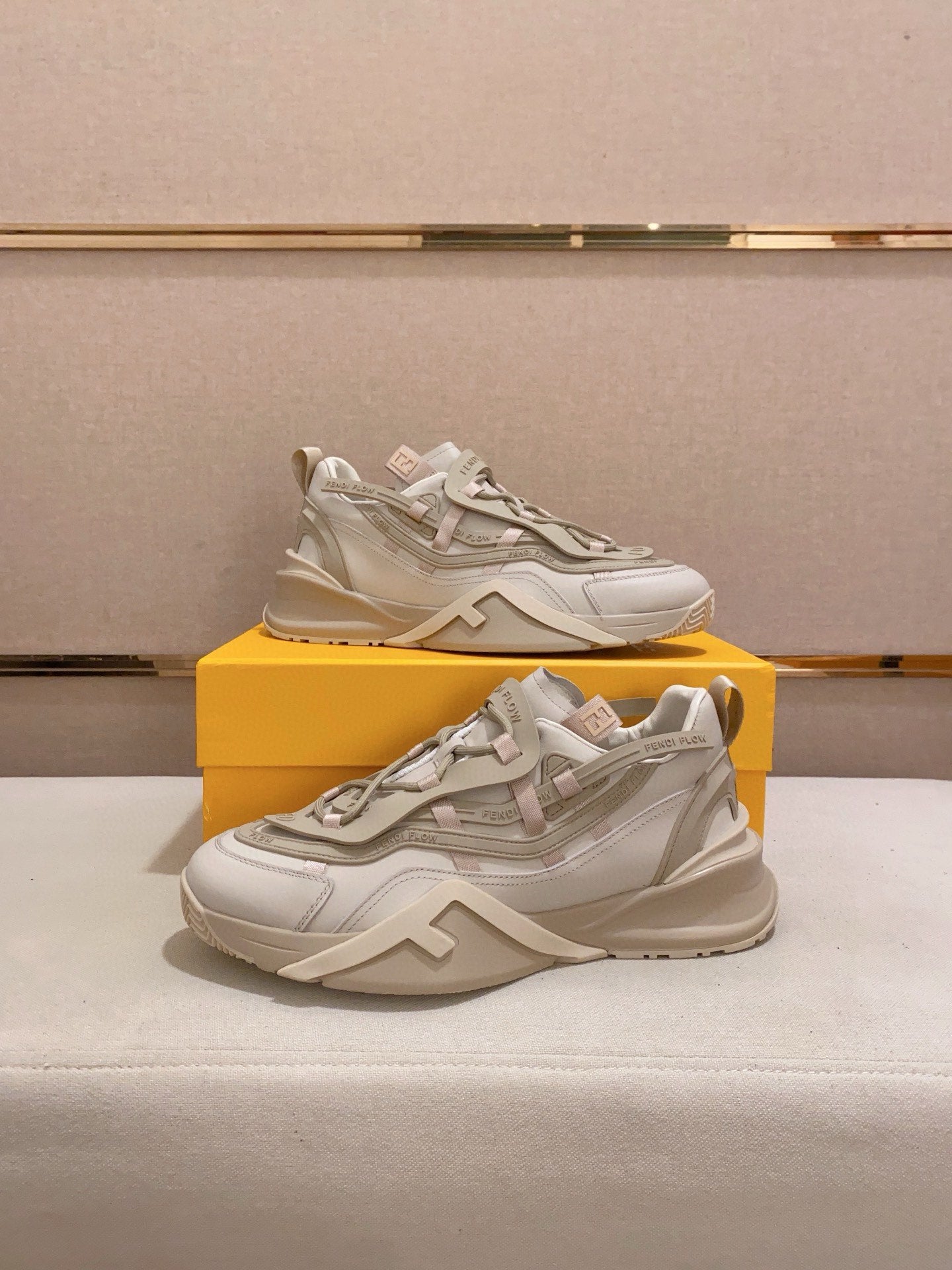 Fendi Men's Casual Leather Sneakers – 2025 Collection