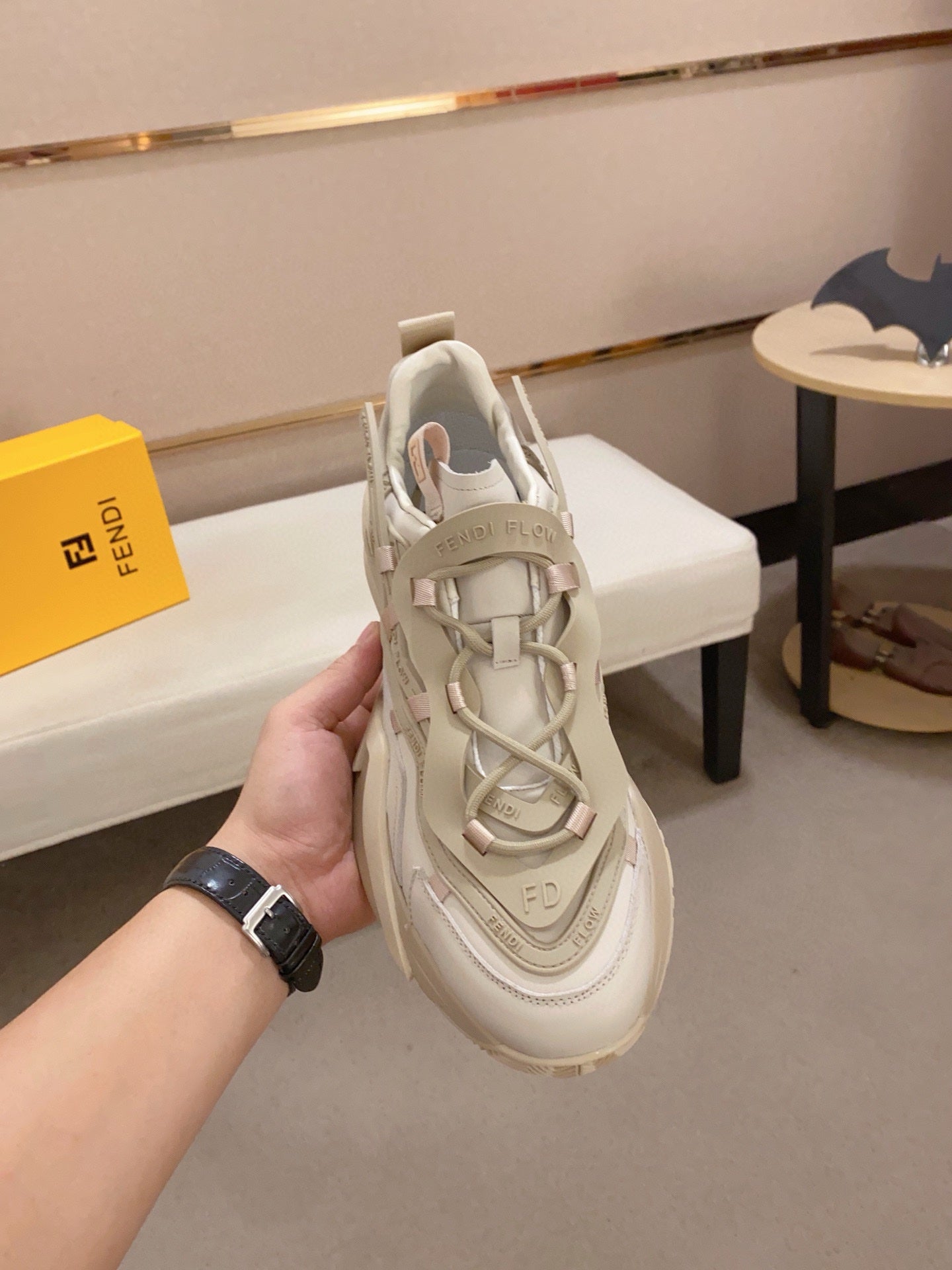 Fendi Men's Casual Leather Sneakers – 2025 Collection