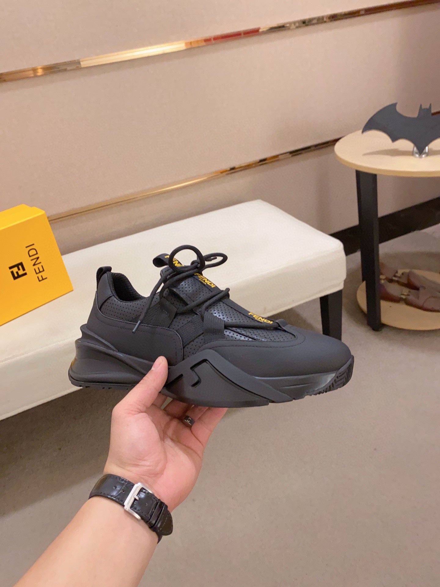 Fendi Men's Casual Leather Sneakers – 2025 Collection