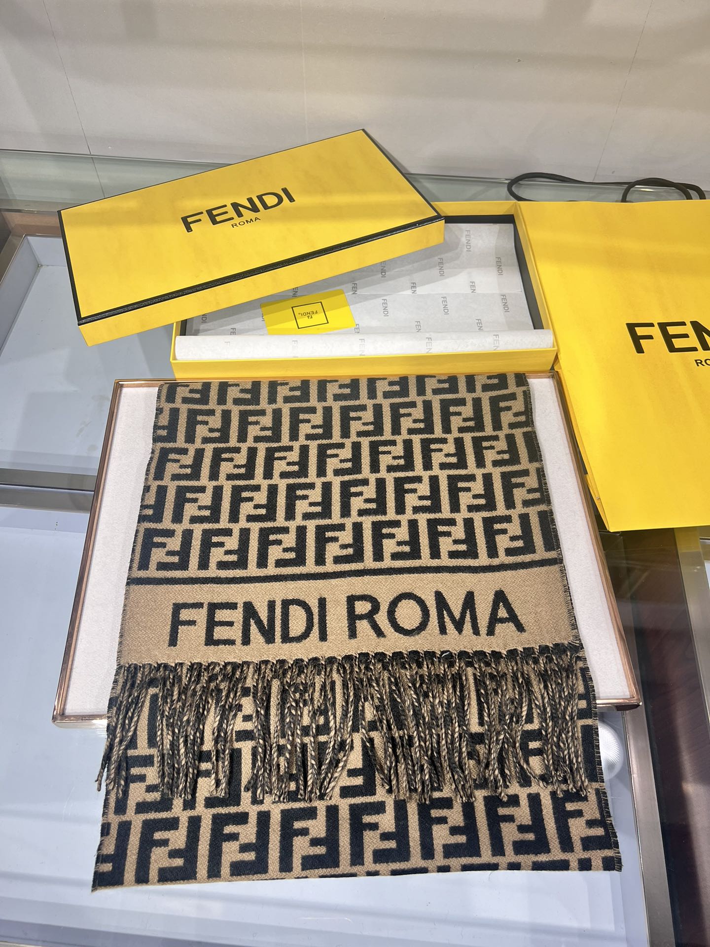 Fendi FF Monogram Scarf