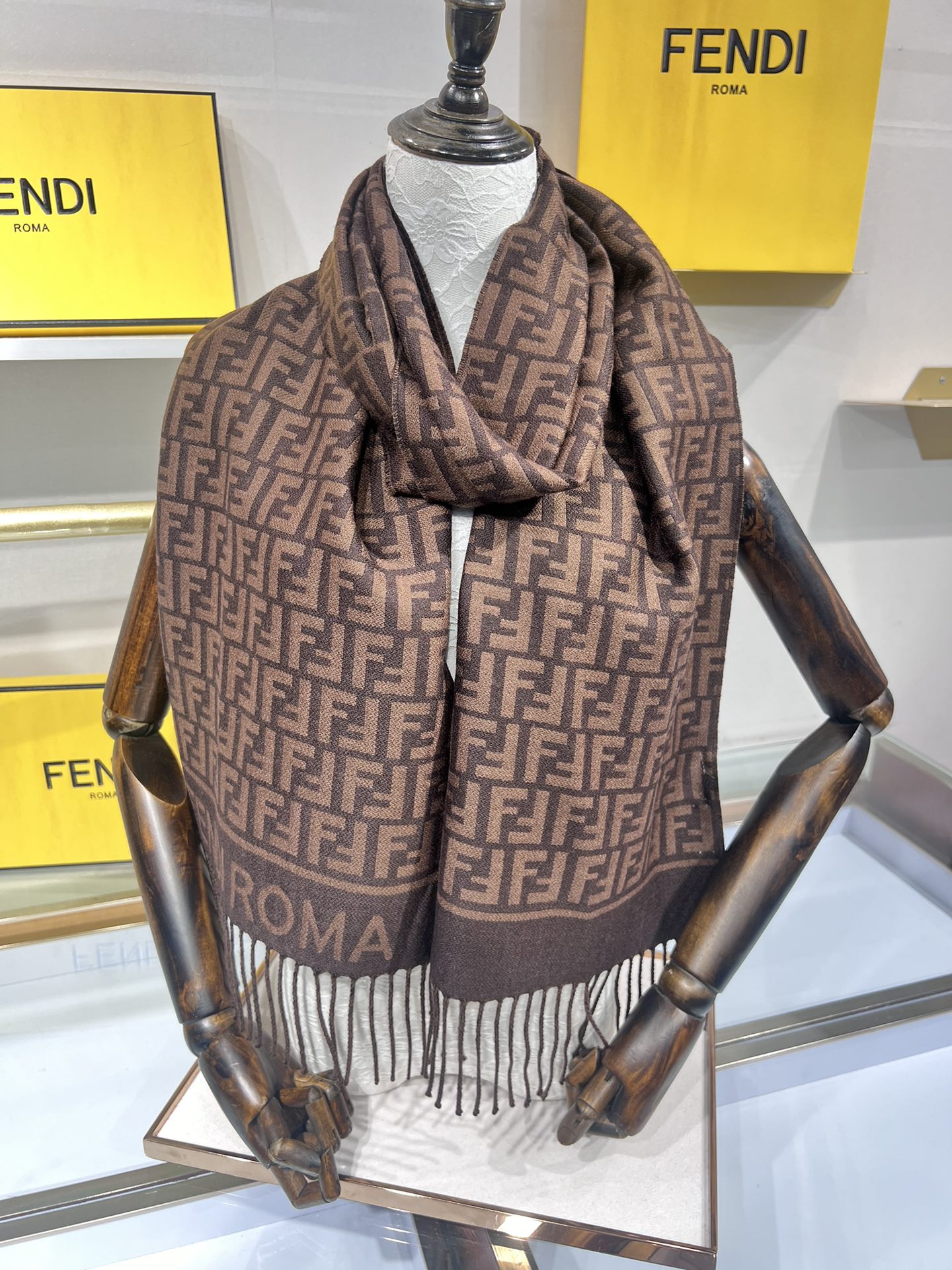 Fendi FF Monogram Scarf