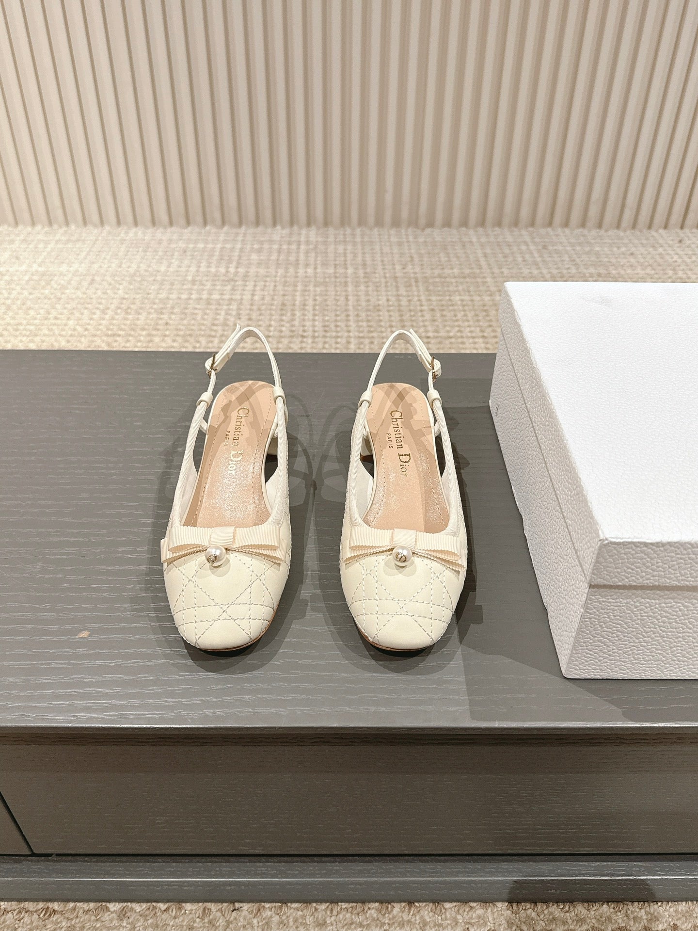 Dior D-Ramour Embroidered Cannage Ballet Flats – 2024 Spring/Summer Collection