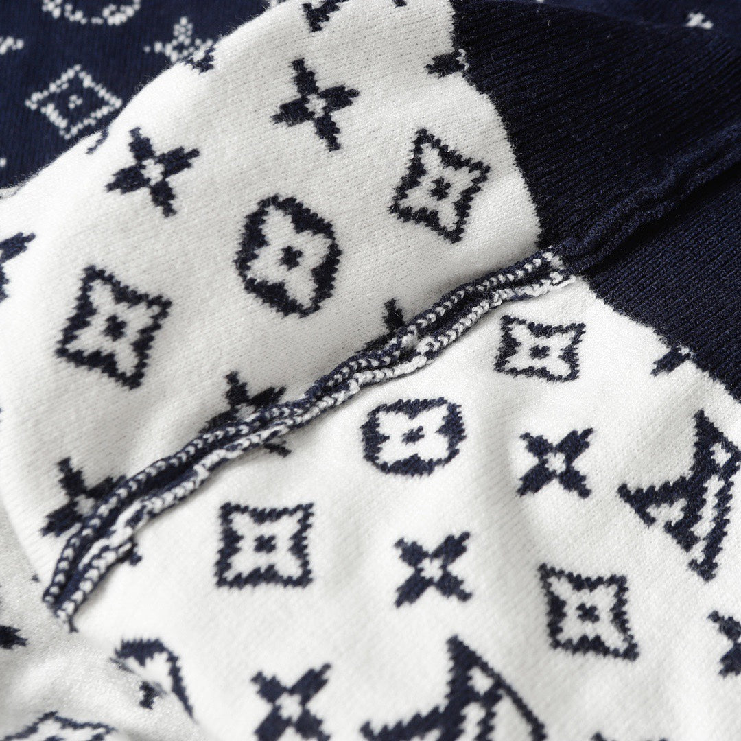 Louis Vuitton Logo Crewneck Long Sleeve Sweater