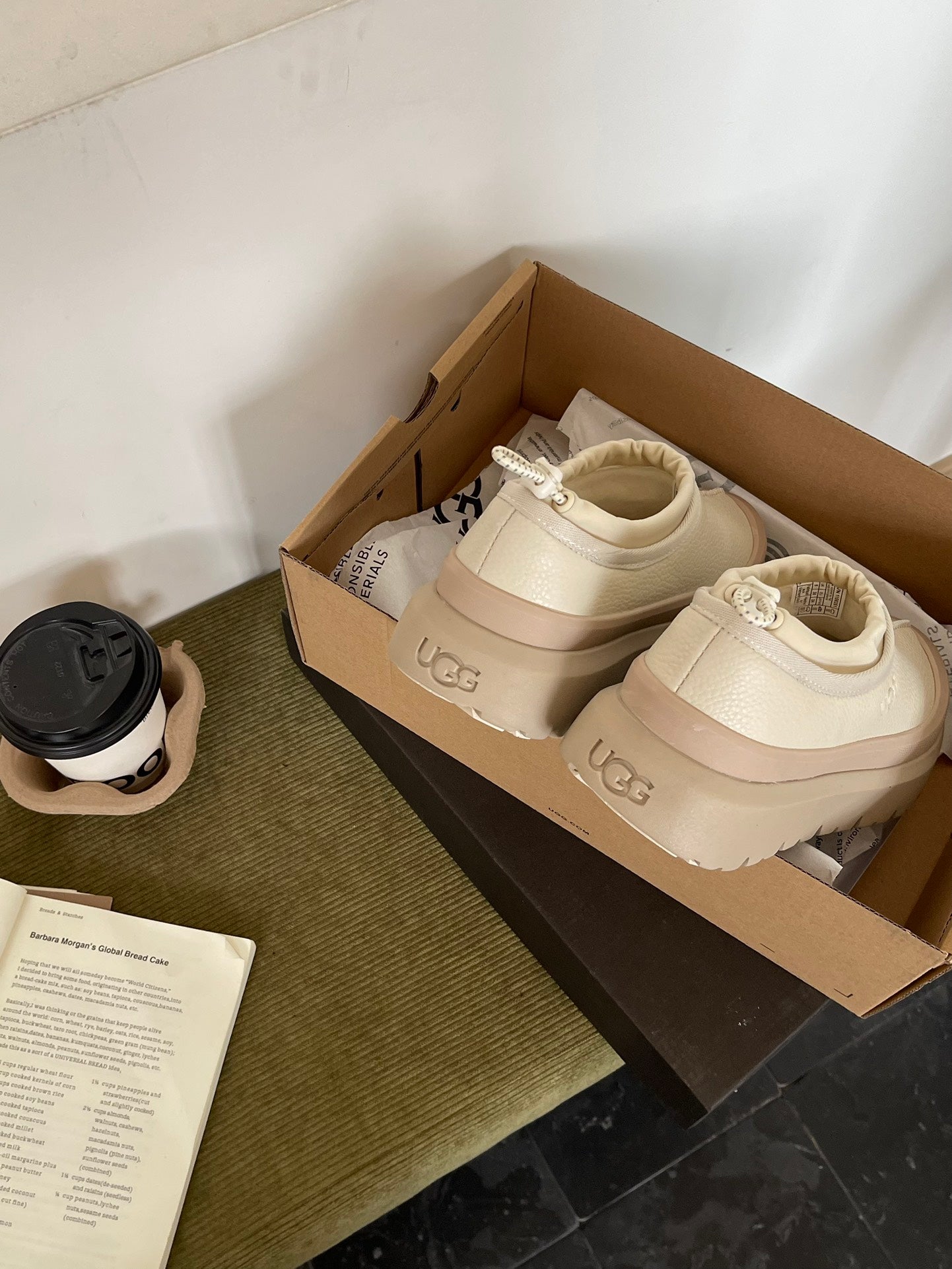 UGG Tasman Low-Top Leather Slippers