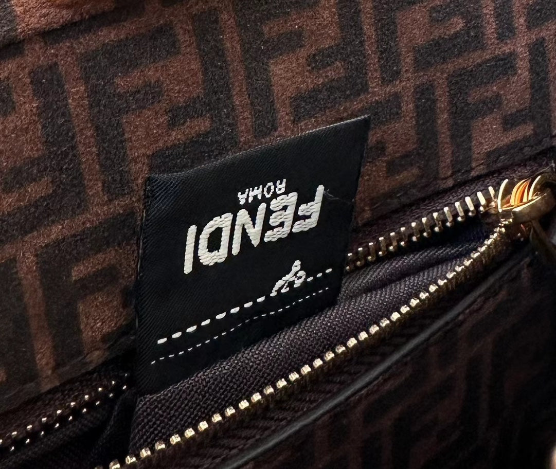 Fendi Peekaboo Classic Calfskin Satchel