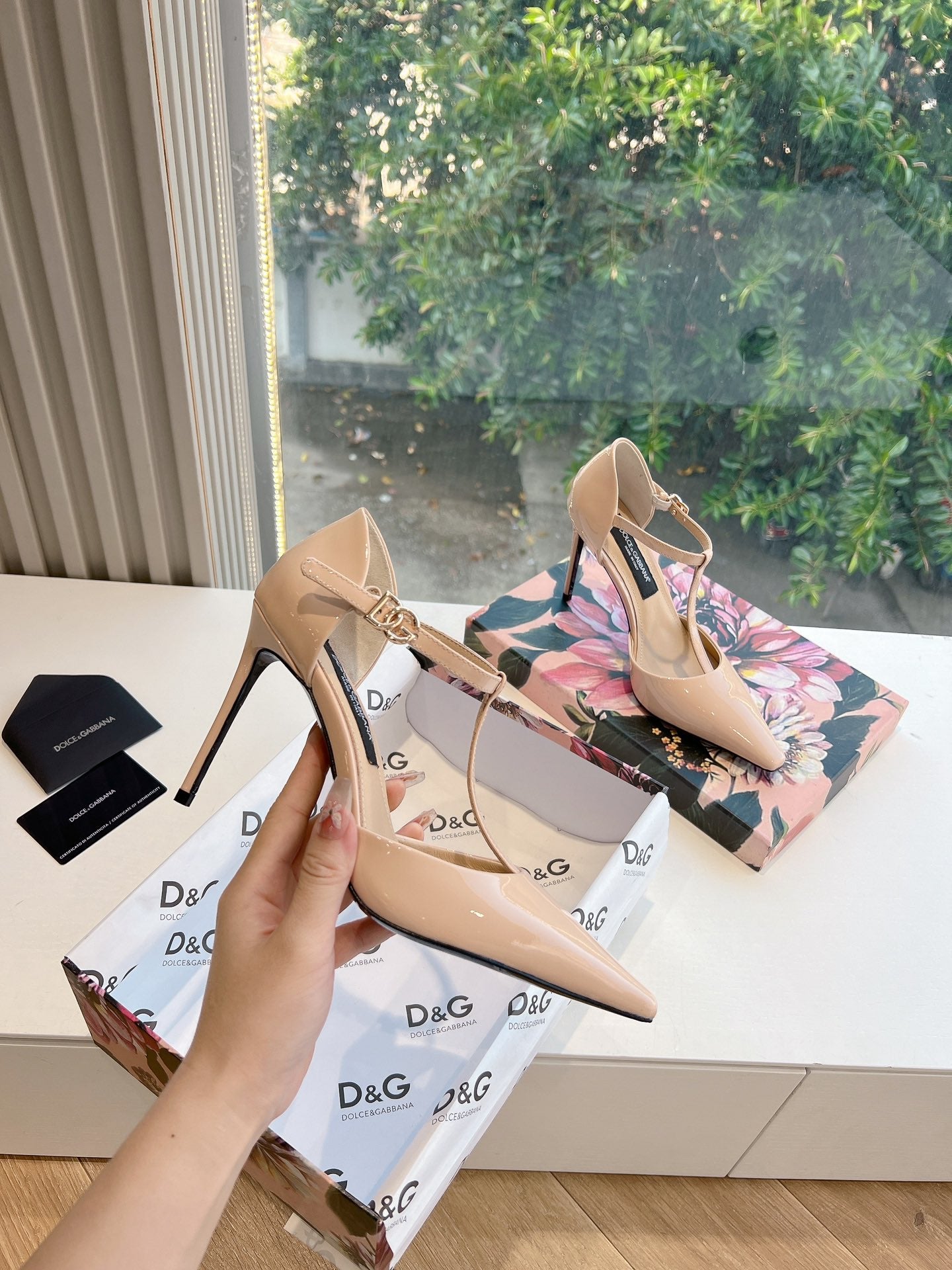 Dolce & Gabbana Patent Leather Heels – 2025 Collection