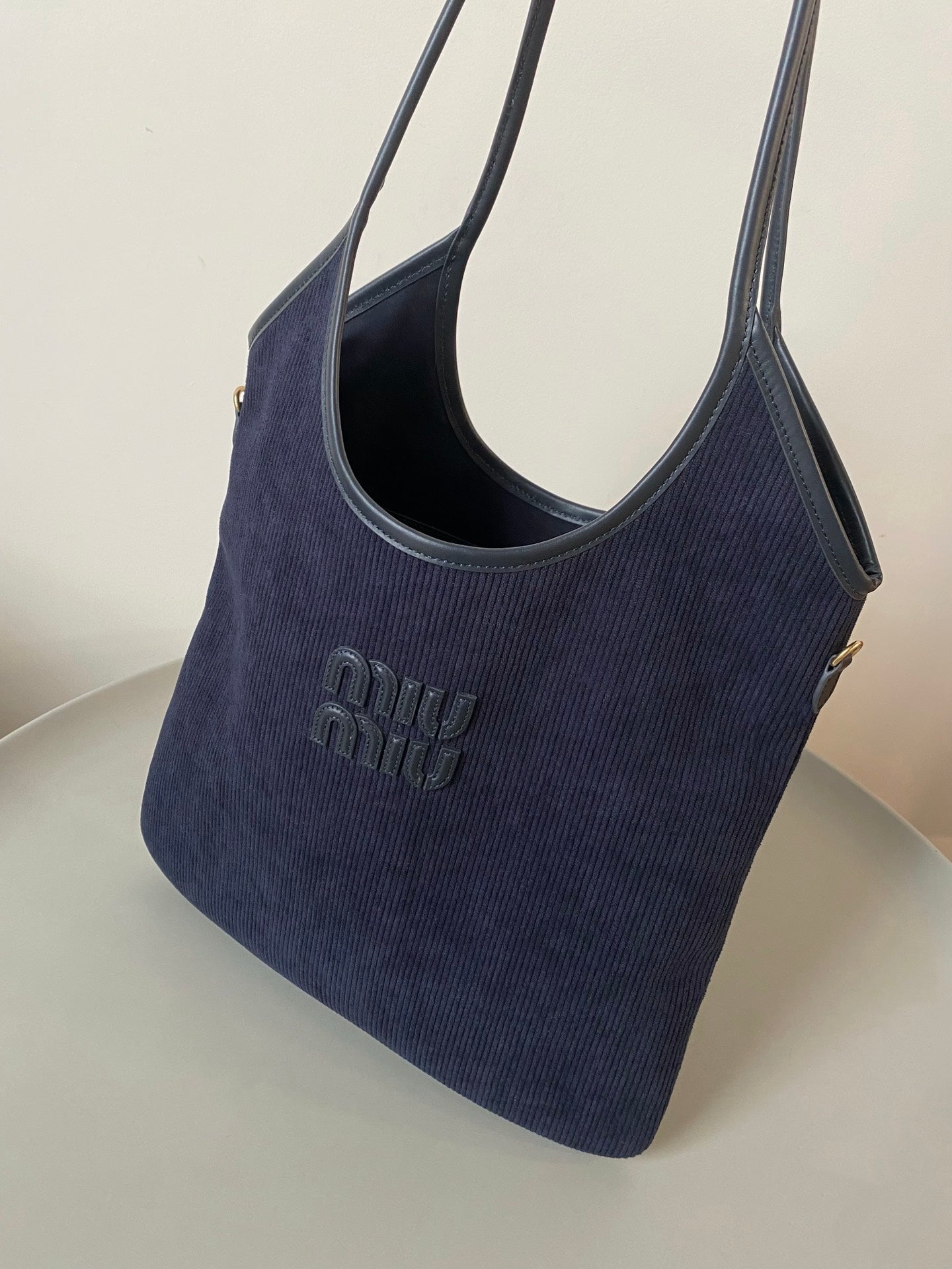 Miu Miu Corduroy Tote Bag