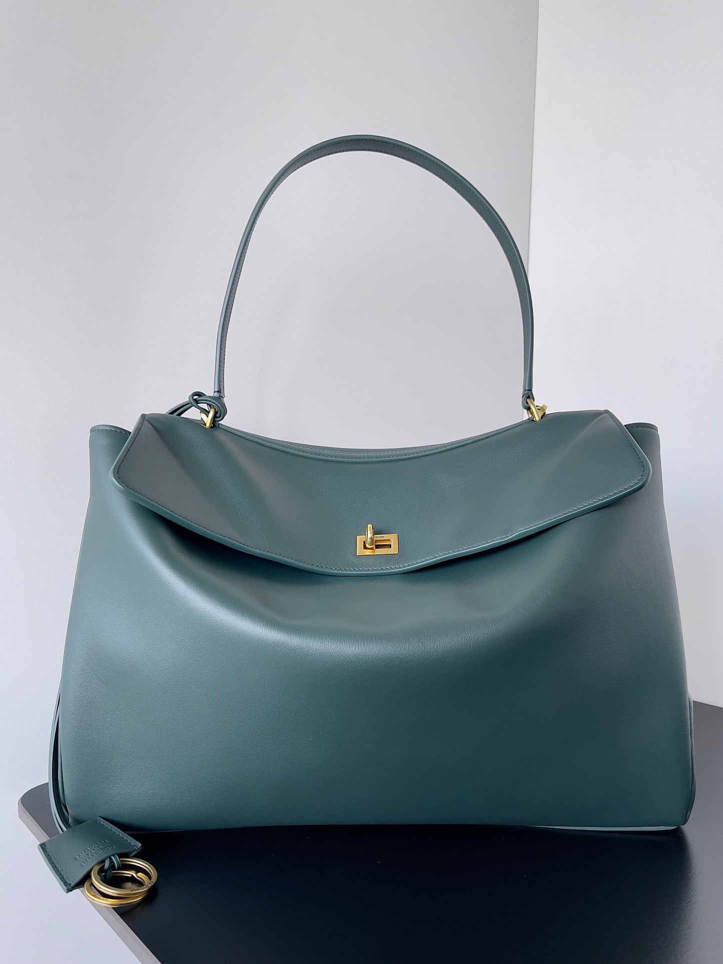 Balenciaga Rodeo Large Leather Shoulder Bag