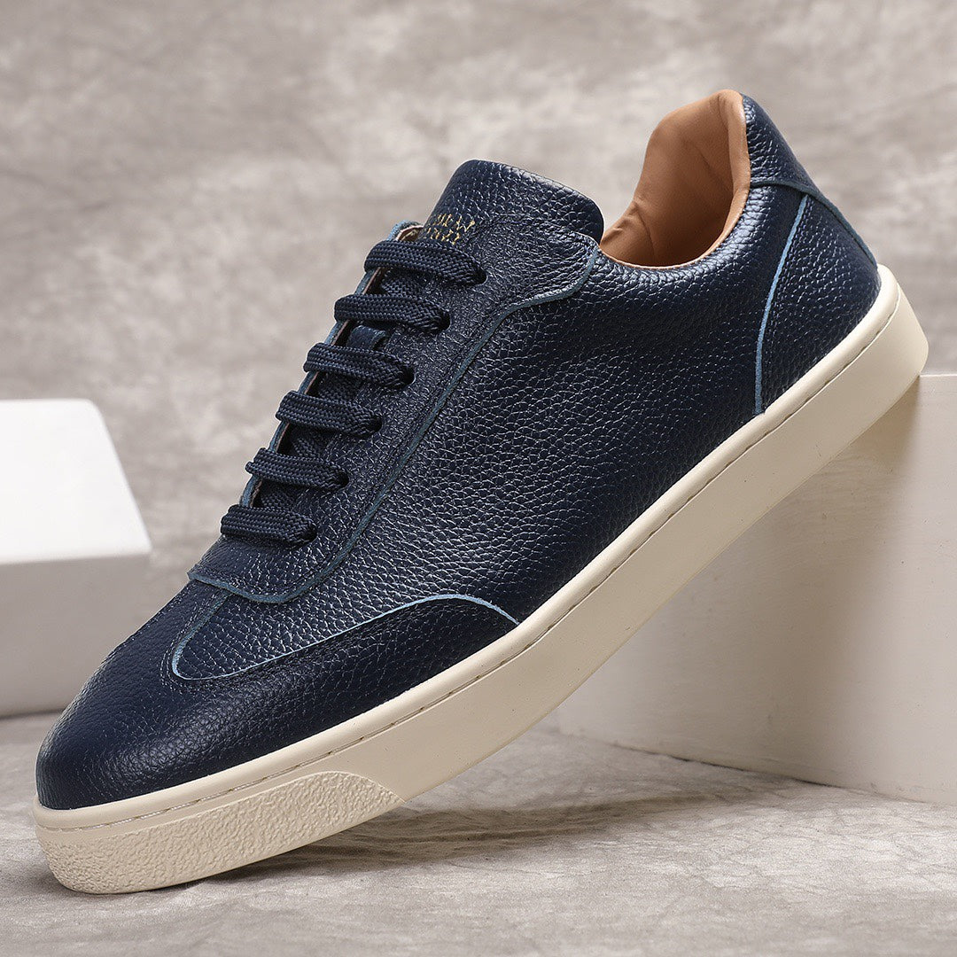 Brunello Cucinelli Calfskin and Suede Sneakers