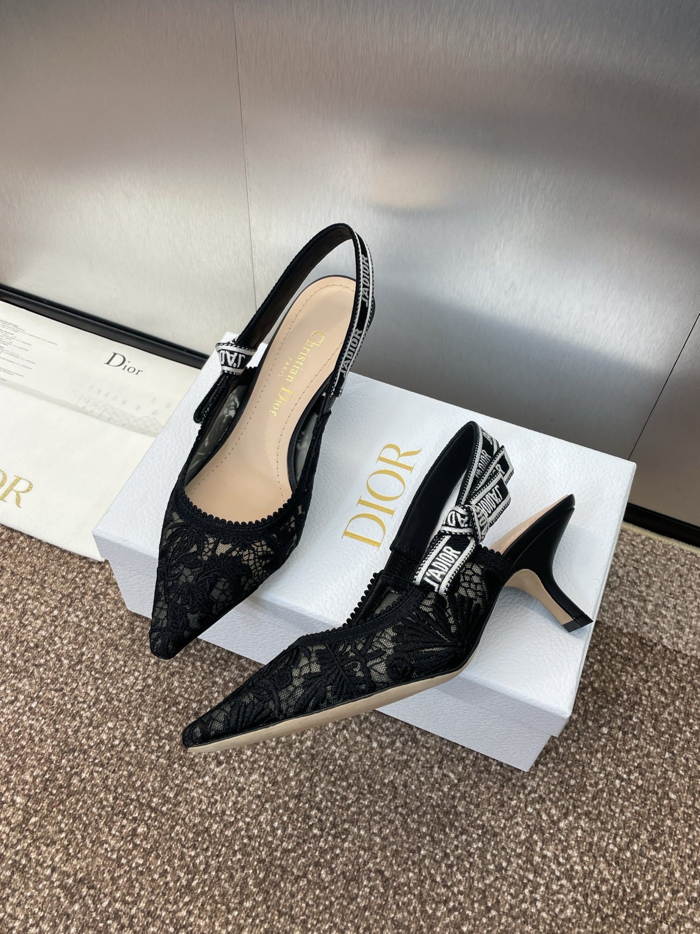 Dior J'Adior Woven Slingback Sandals – 2023 Spring/Summer Collection