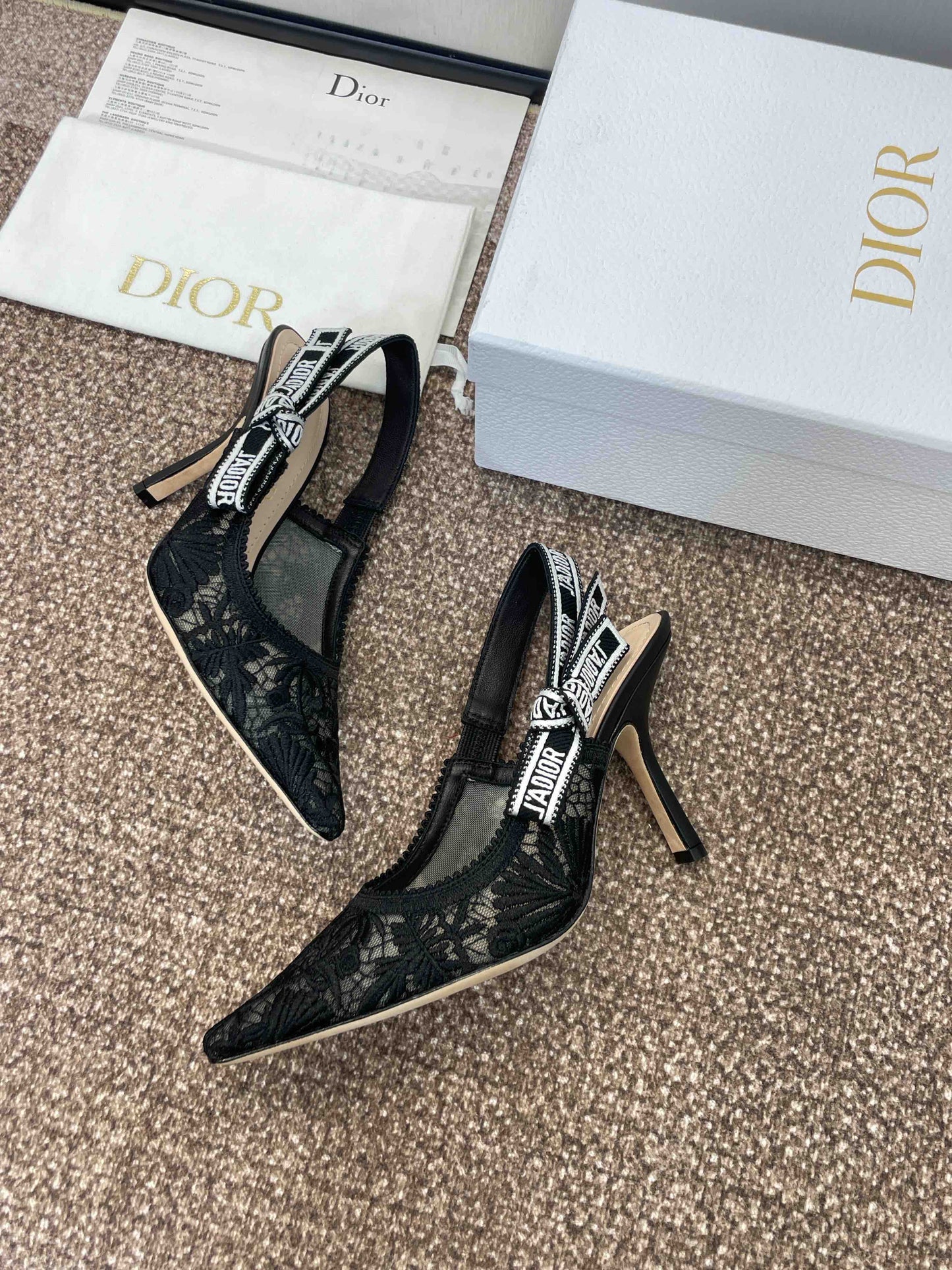 Dior J'Adior Woven Slingback Sandals – 2023 Spring/Summer Collection