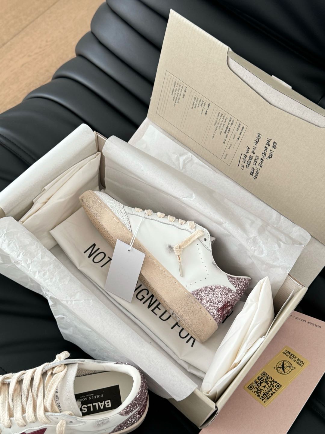 Golden Goose Distressed Graffiti Sneakers – 2024 Collection