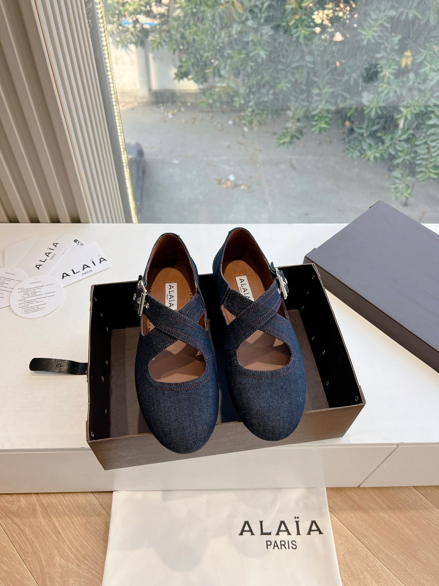 Alaïa French Ballet Flats – 2025SS