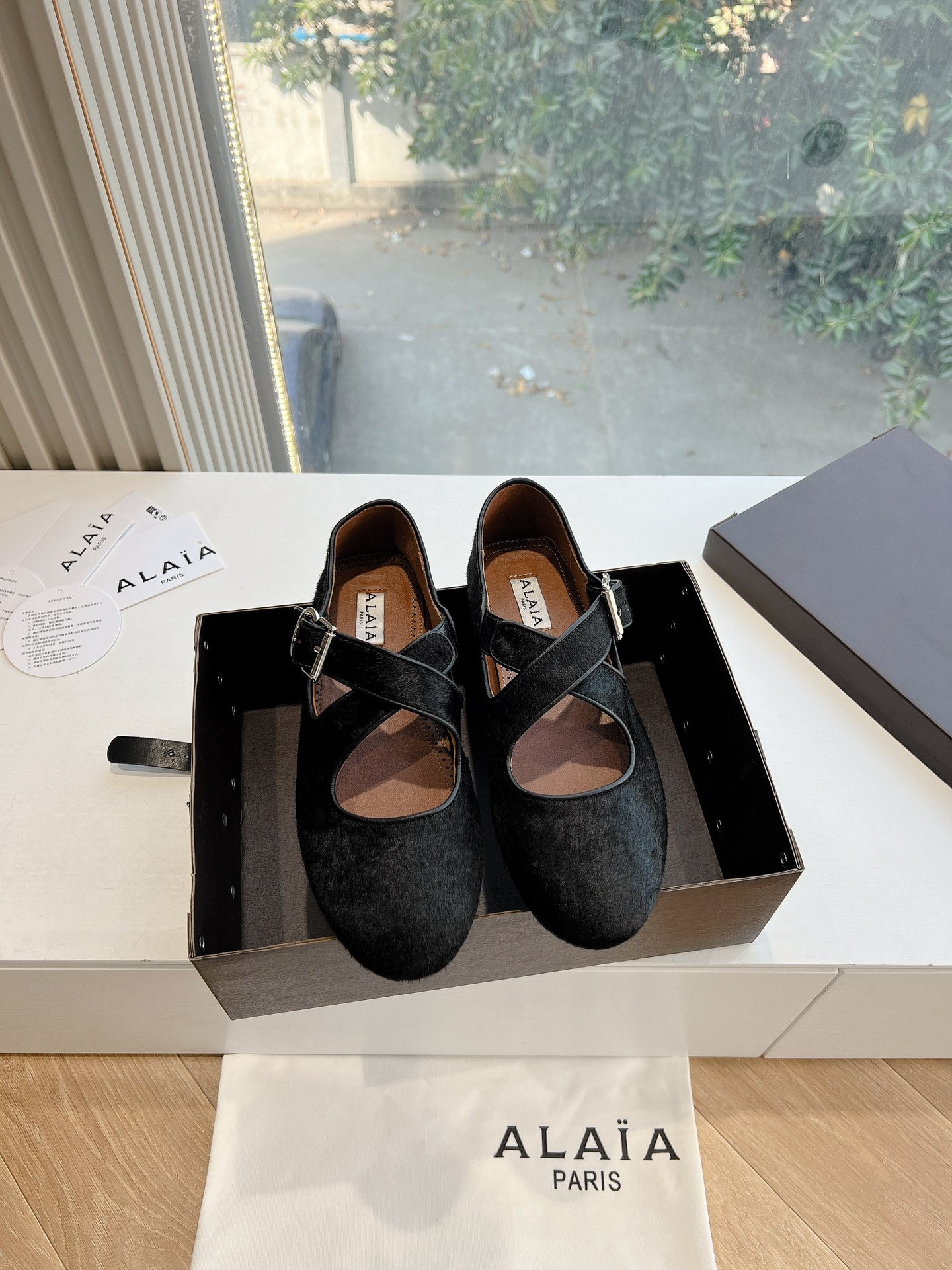 Alaïa French Fairy Ballet Flats – 2025 SS