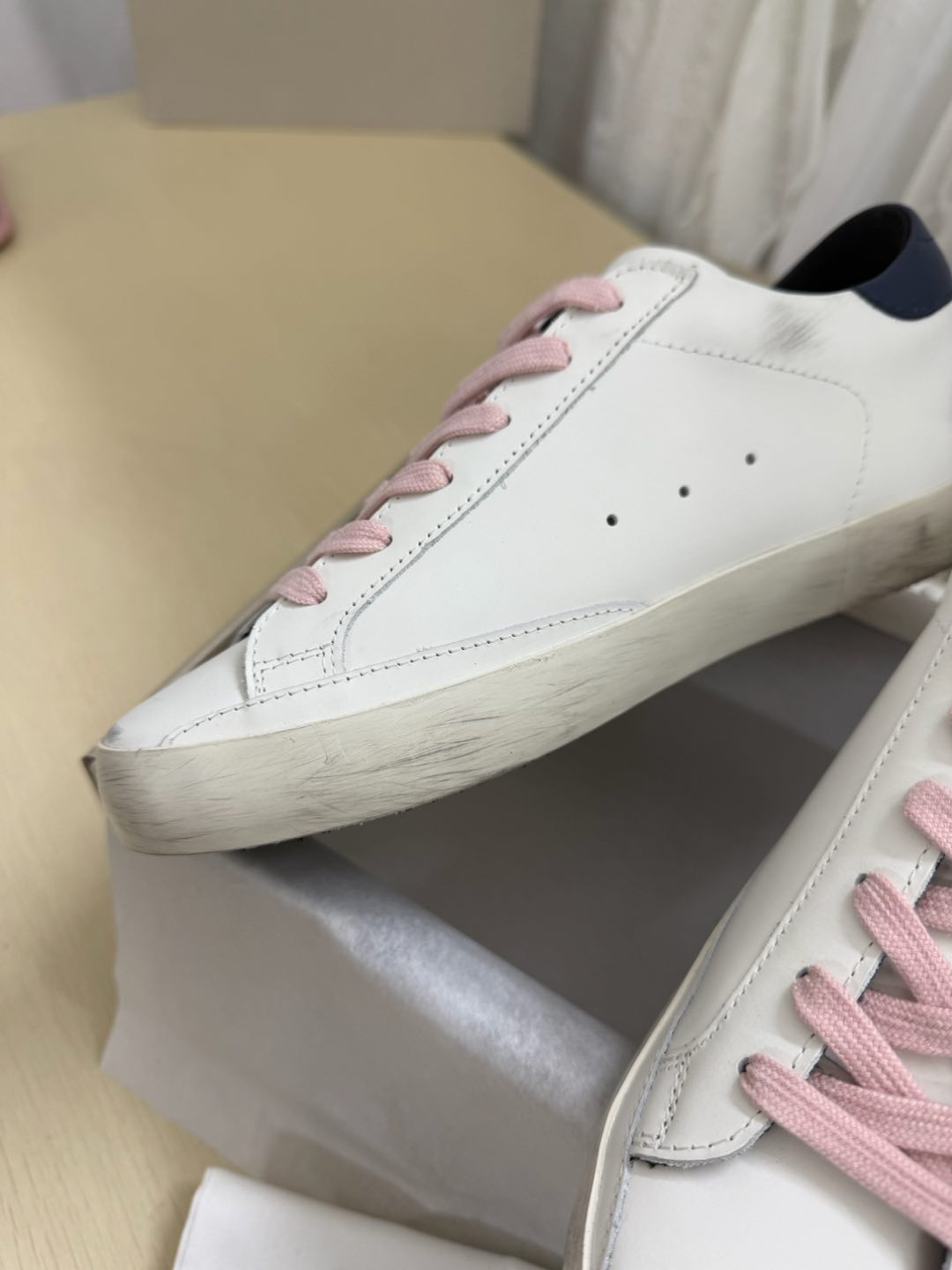 Golden Goose Super Star Leather Sneakers