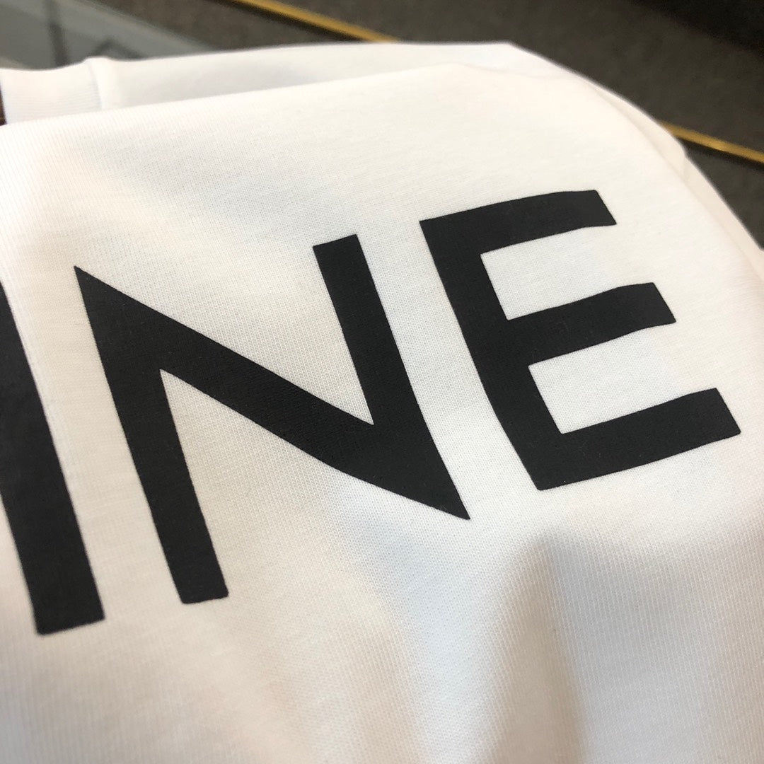 Celine Letter Logo Print Oversize T-Shirt – 2026SS