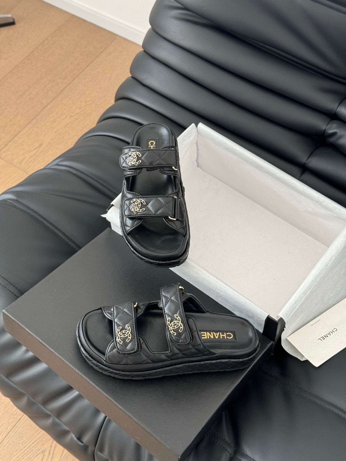 Chanel Velcro Foam Sole Sandals – 25SS Collection