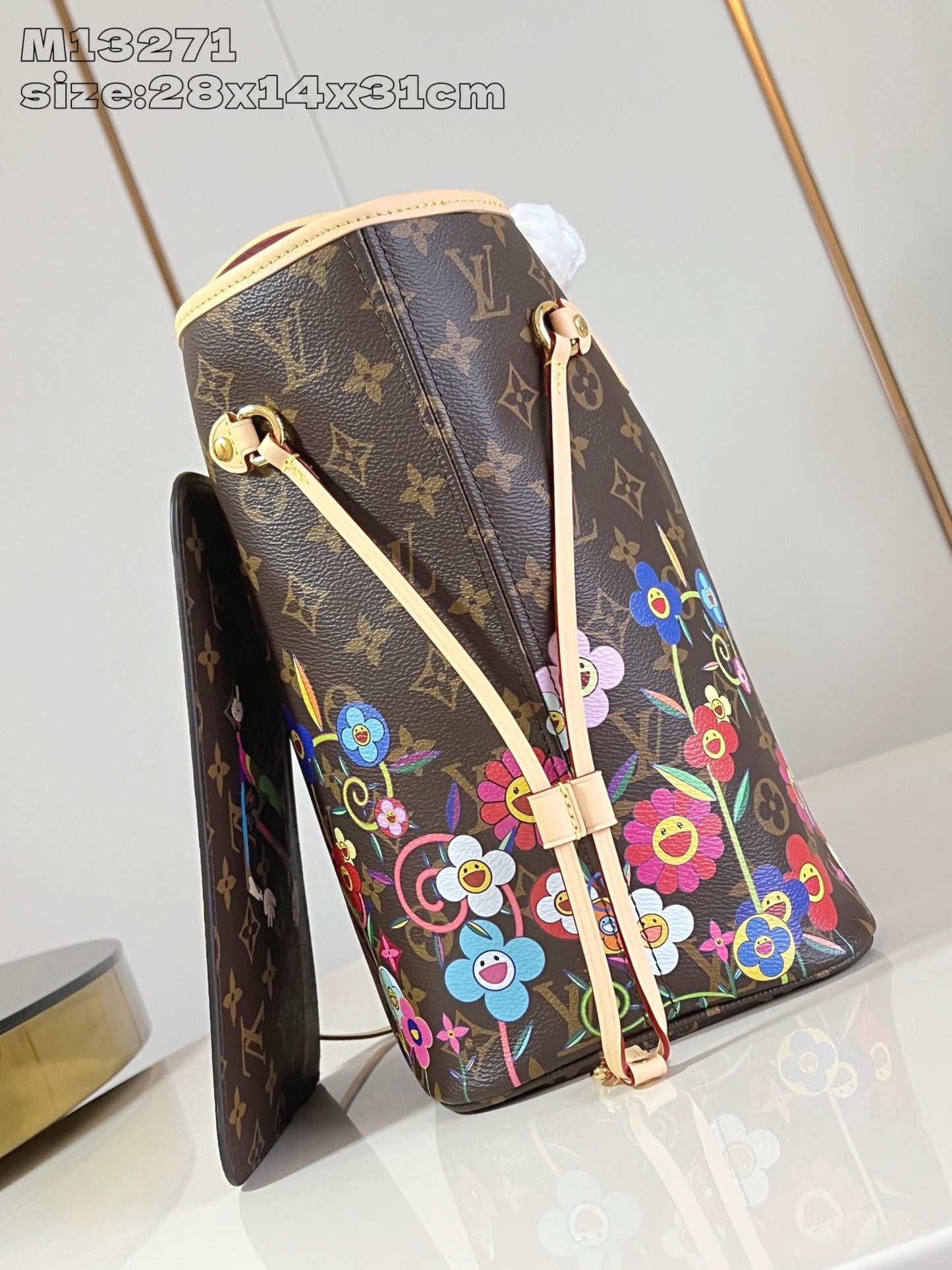 Louis Vuitton Neverfull Medium Handbag – Takashi Murakami Re-Edition