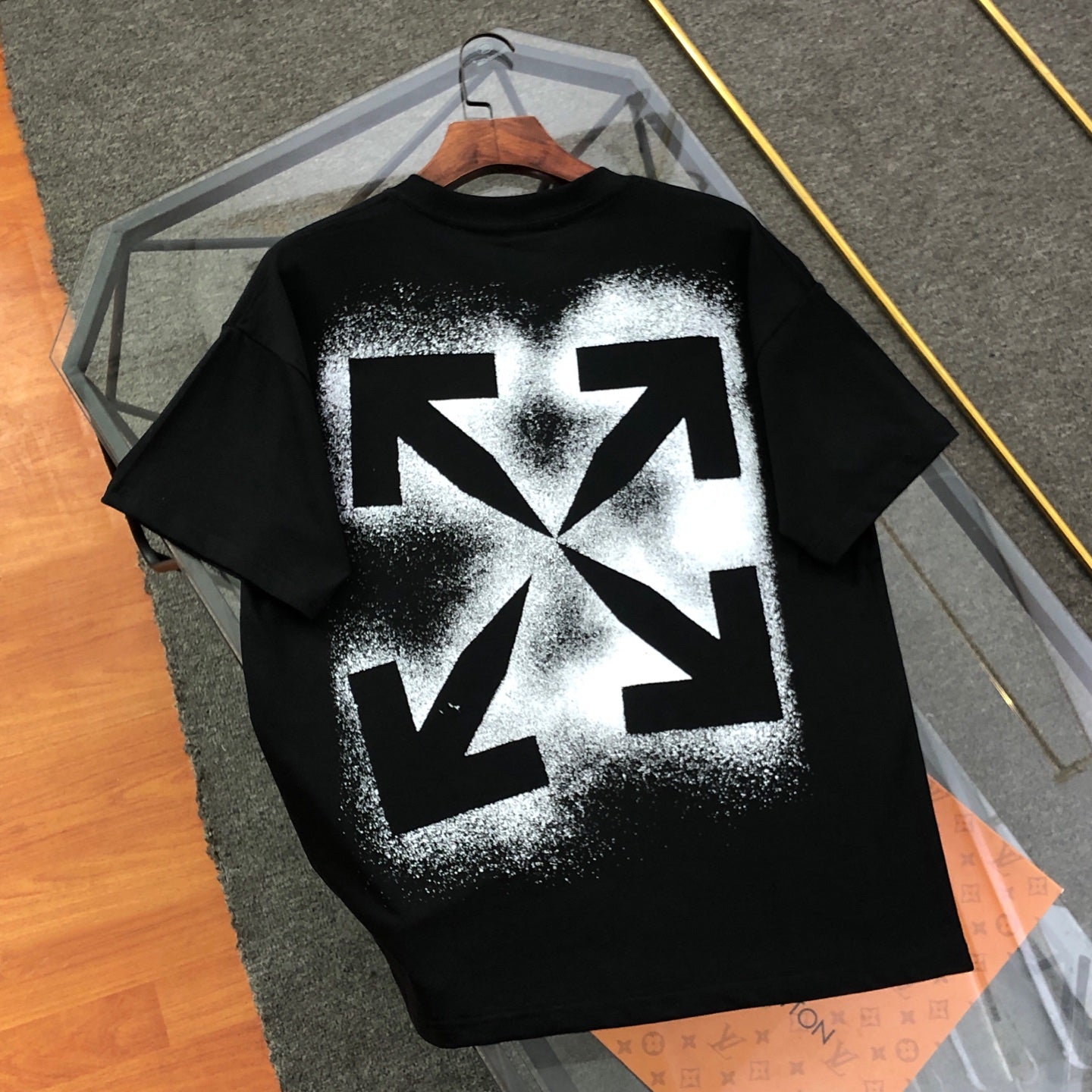 Off-White Letter Logo Print Oversize T-Shirt – 2025SS