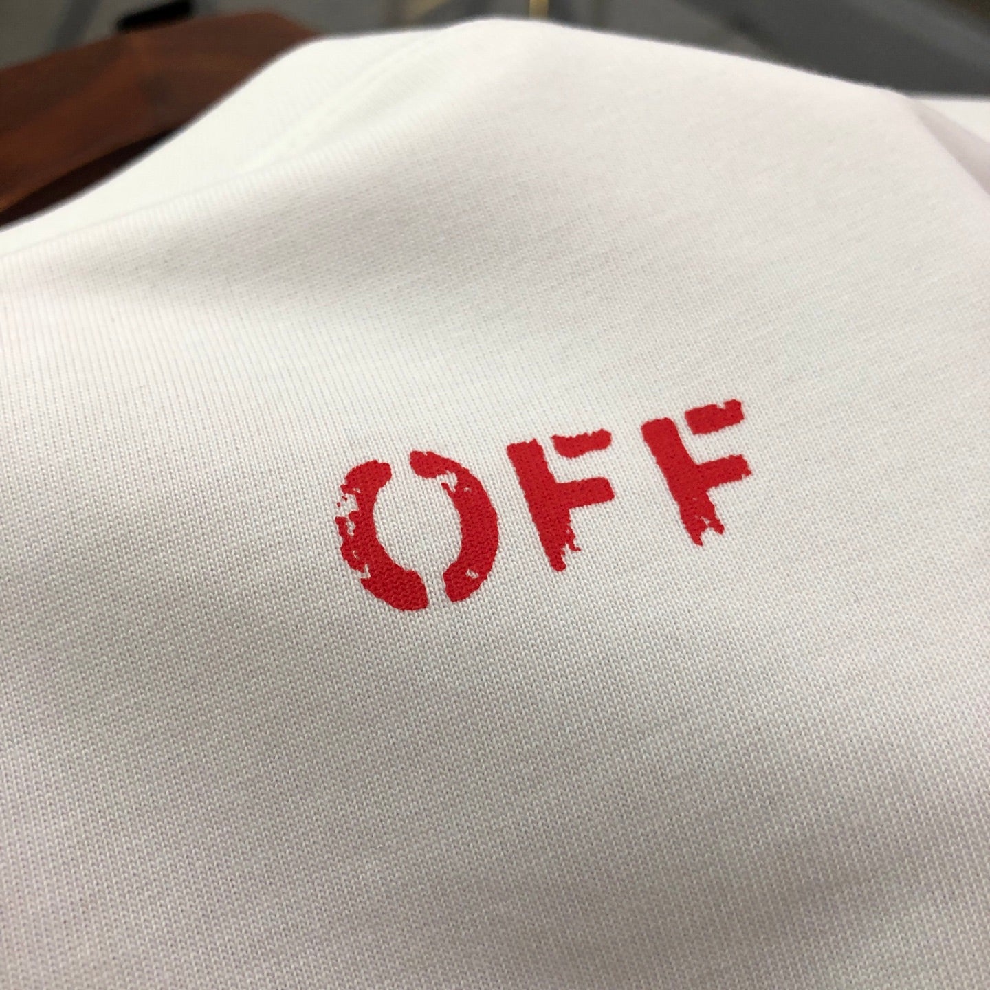 Off-White Letter Logo Print Oversize T-Shirt – 2025SS