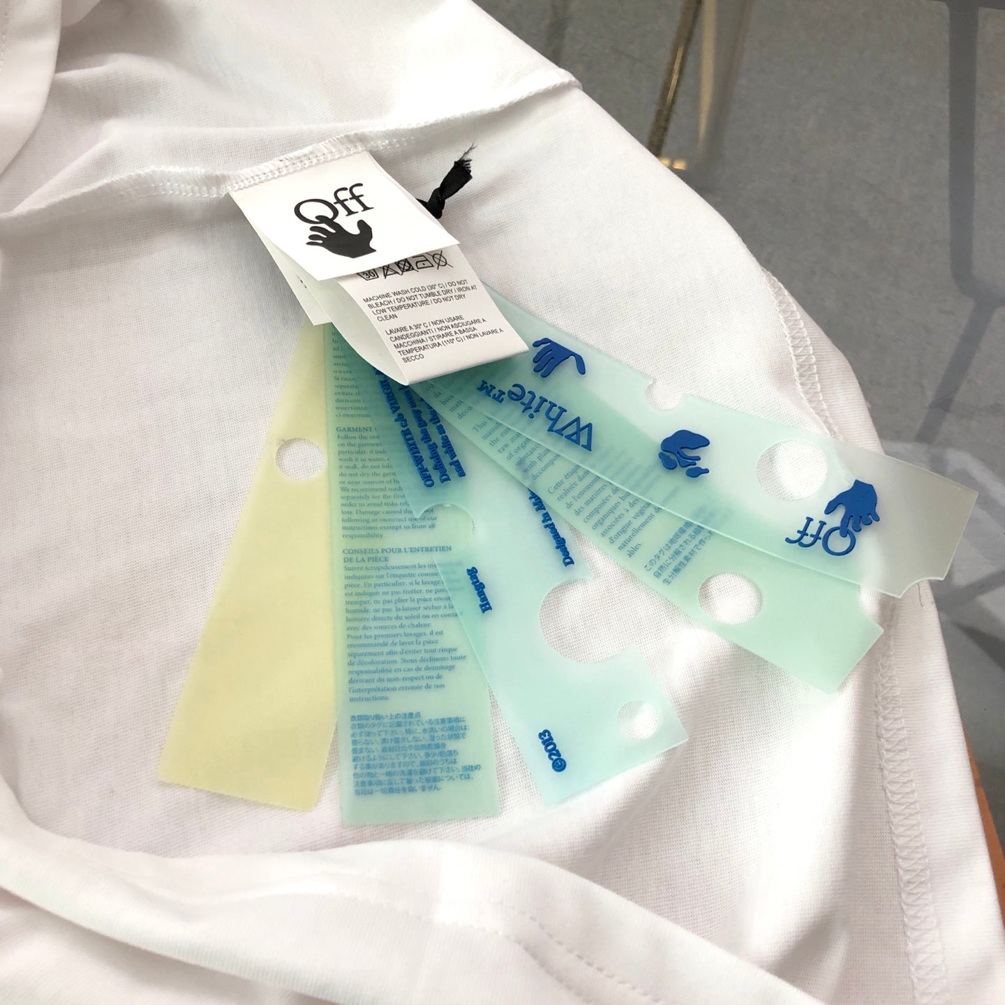 Off-White Letter Logo Print Oversize T-Shirt – 2025SS