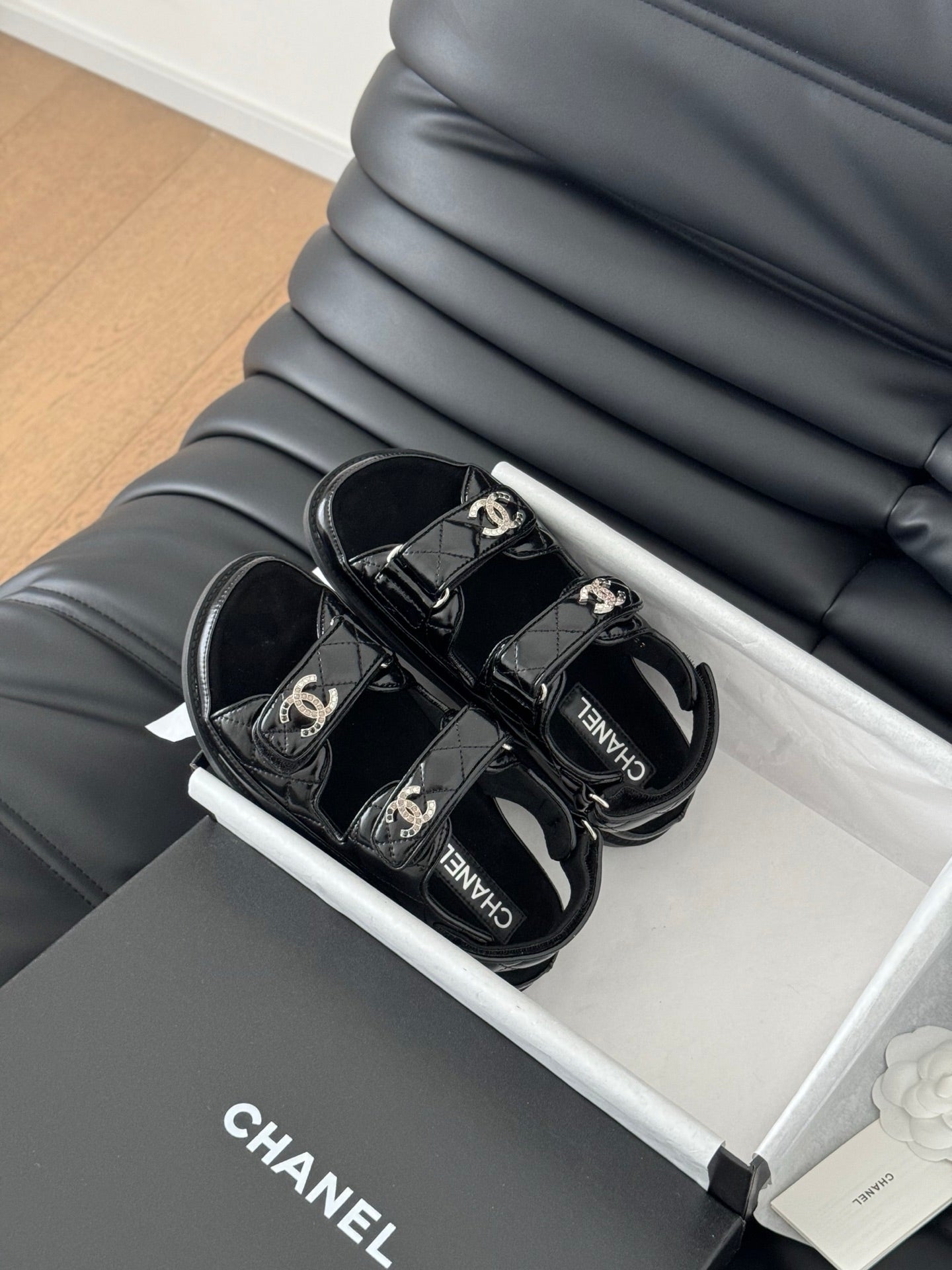 Chanel Velcro Flat Sandals – 25SS Collection