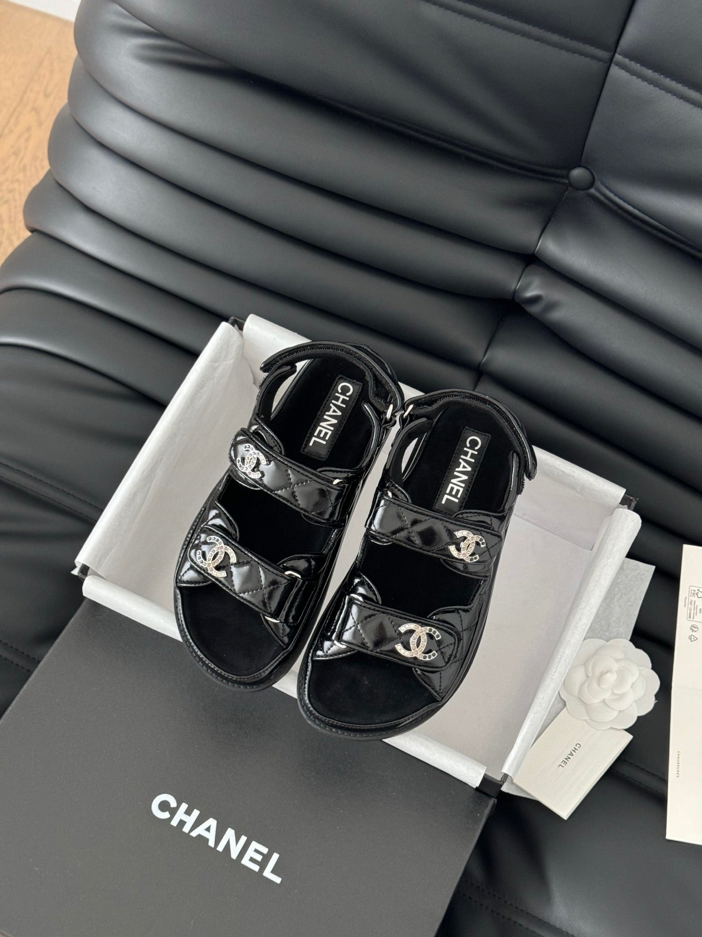 Chanel Velcro Flat Sandals – 25SS Collection