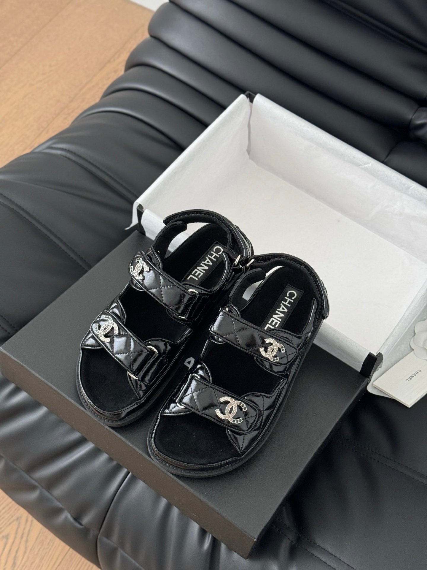 Chanel Velcro Flat Sandals – 25SS Collection