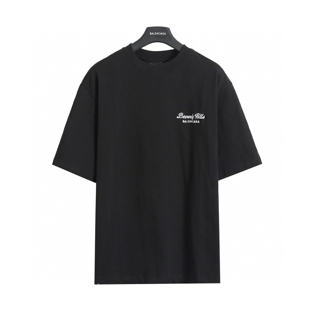 Balenciaga Script Letter Embroidered T-Shirt – 26SS