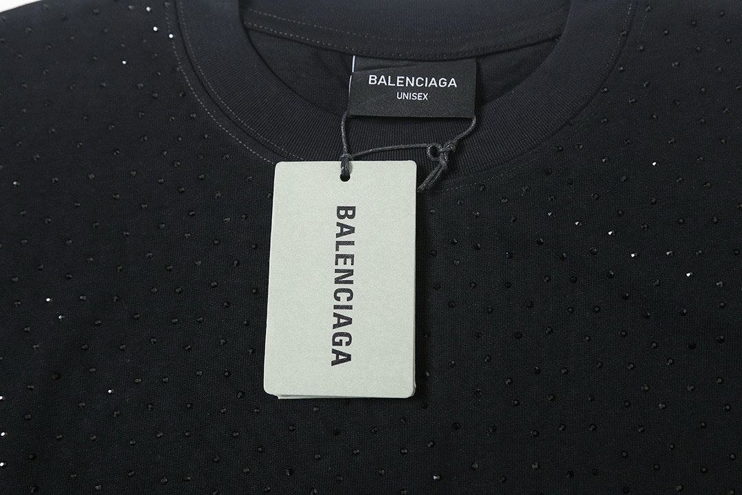 Balenciaga Rhinestone Short-Sleeve T-Shirt – 26SS