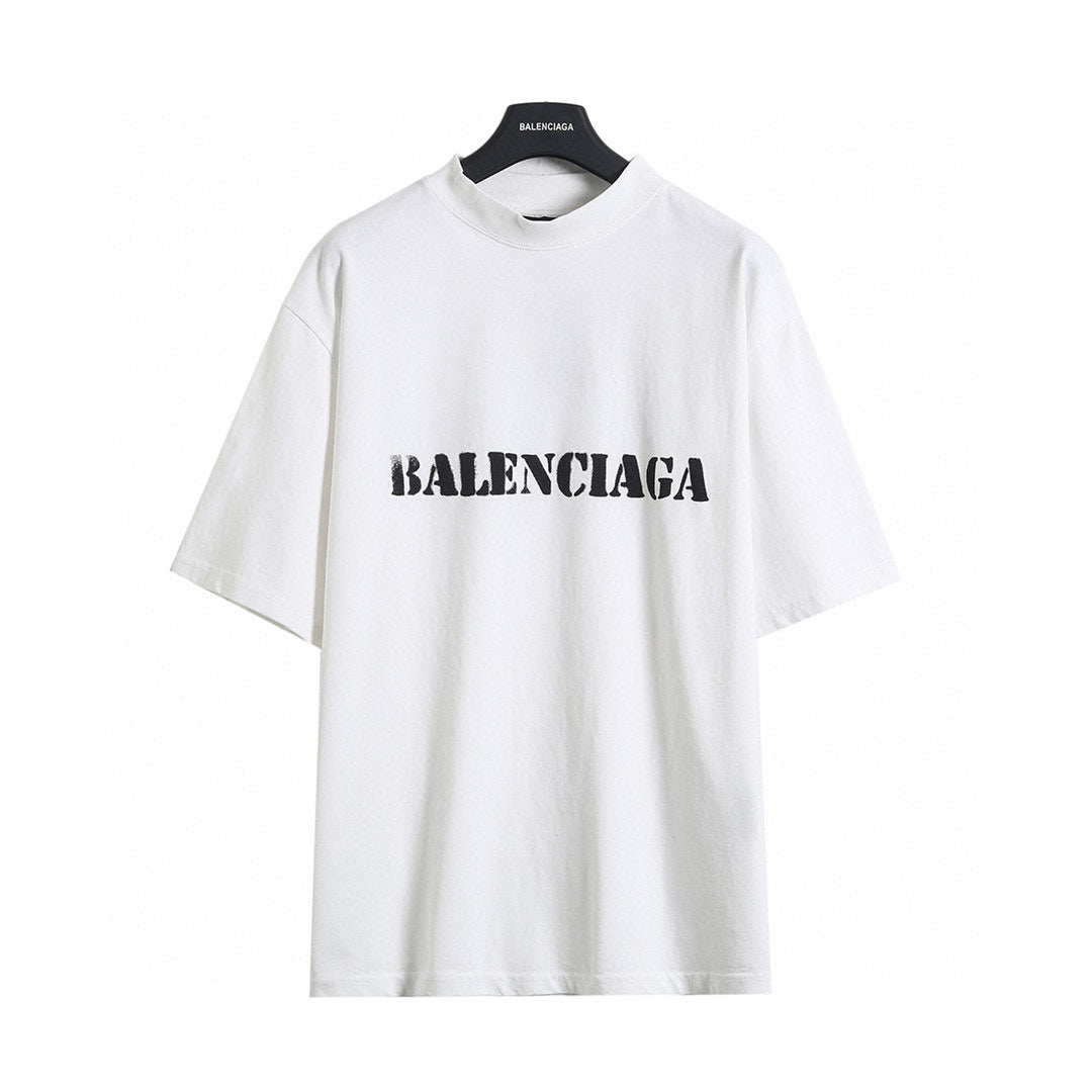 Balenciaga Blurred Letter Print T-Shirt – 26SS