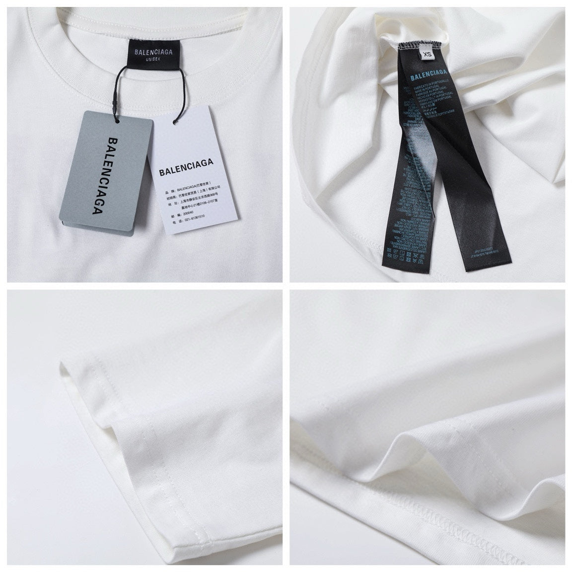 Balenciaga Back Letter Sketch Print T-Shirt – 26SS
