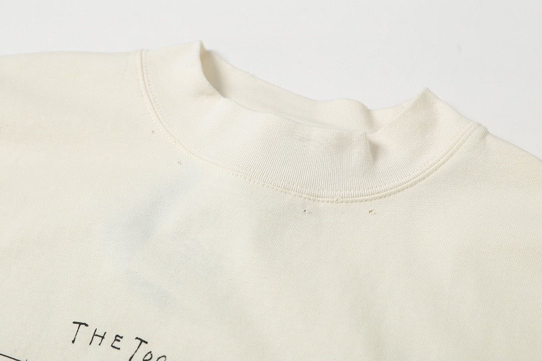 Balenciaga Musical Note Washed Distressed T-Shirt – 26SS