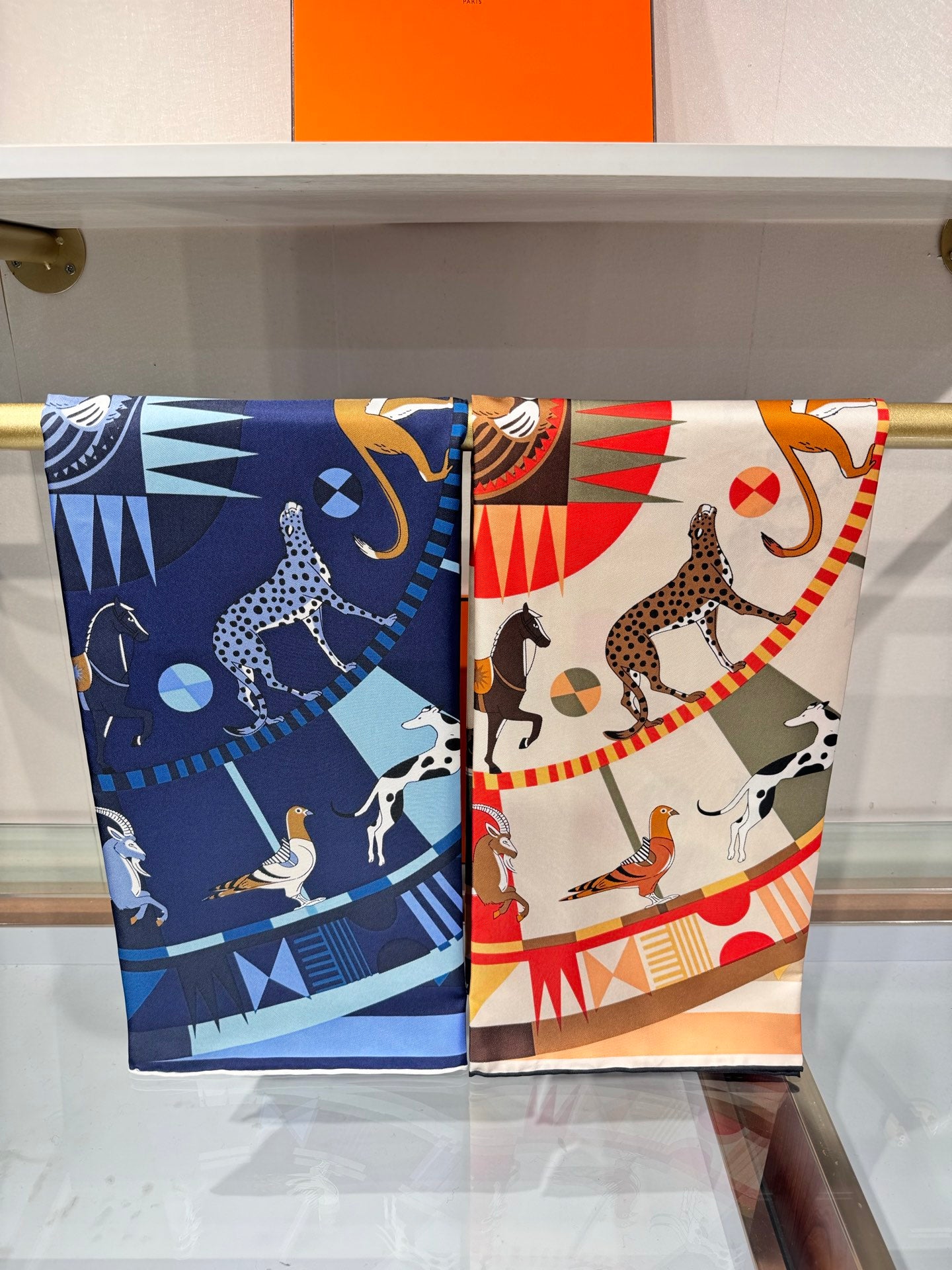 Hermès King of Tigers Carousel Silk Scarf – 2025 Spring Collection