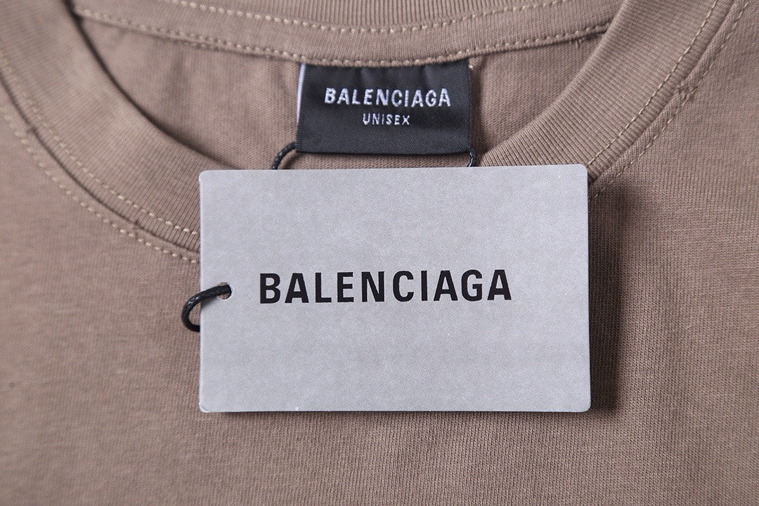 Balenciaga Rock Flame Cracked Distressed T-Shirt – 26SS