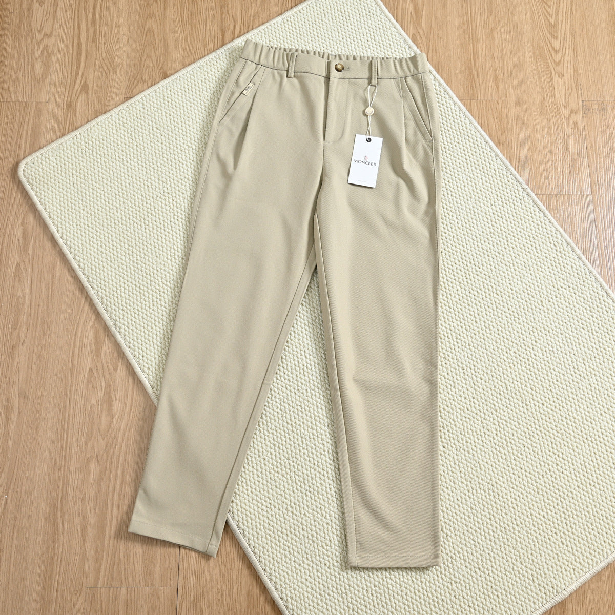 Moncler Business Casual Stretch Cotton Trousers – 25SS