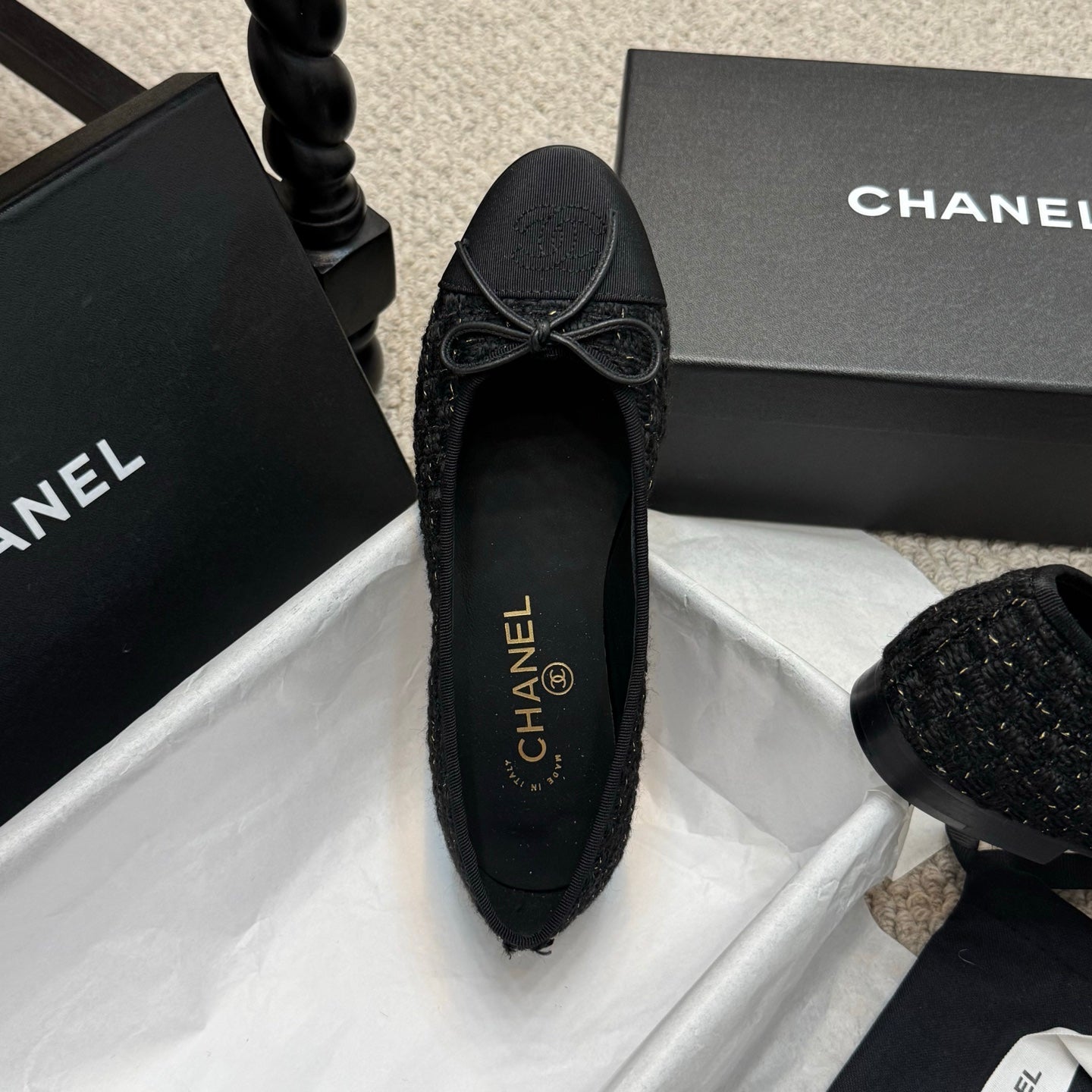 Chanel Classic Bow Ballet Flats – Spring/Summer Collection – 25SS