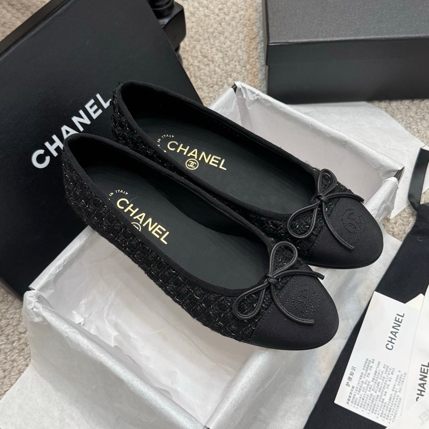 Chanel Classic Bow Ballet Flats – Spring/Summer Collection – 25SS