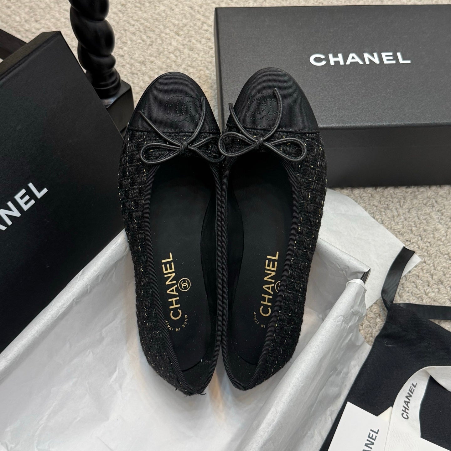 Chanel Classic Bow Ballet Flats – Spring/Summer Collection – 25SS