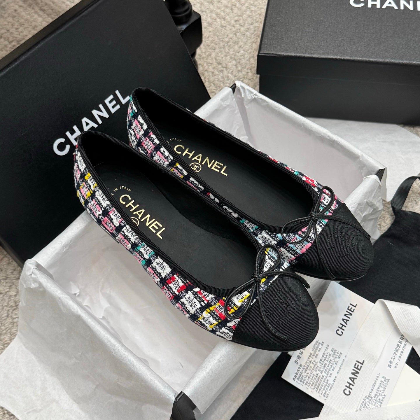 Chanel Classic Bow Ballet Flats – Spring/Summer Collection – 25SS