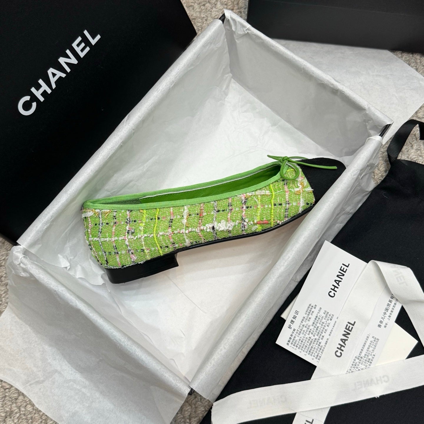 Chanel Classic Bow Ballet Flats – Spring/Summer Collection – 25SS