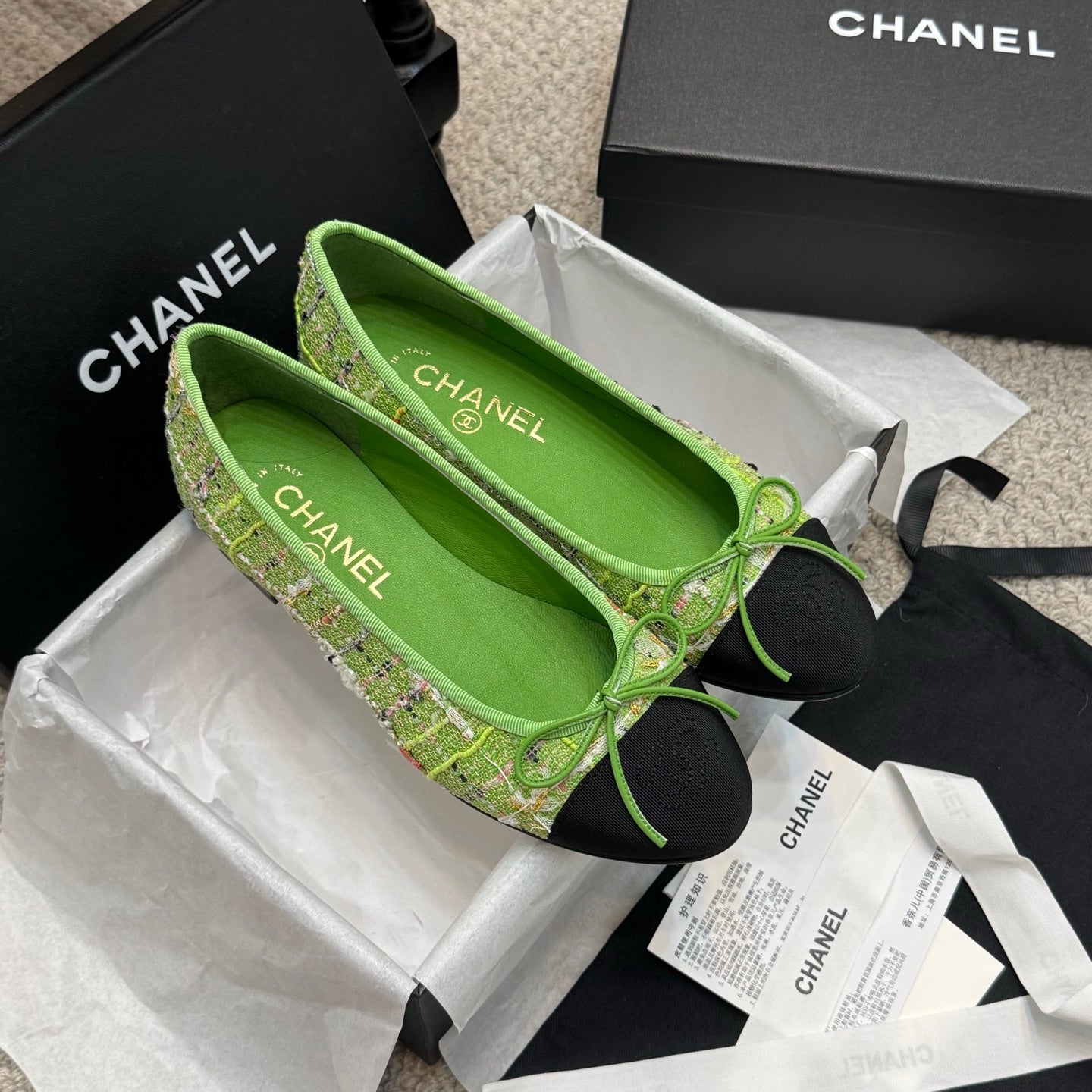 Chanel Classic Bow Ballet Flats – Spring/Summer Collection – 25SS