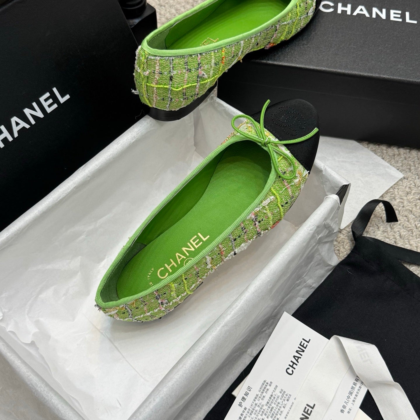 Chanel Classic Bow Ballet Flats – Spring/Summer Collection – 25SS