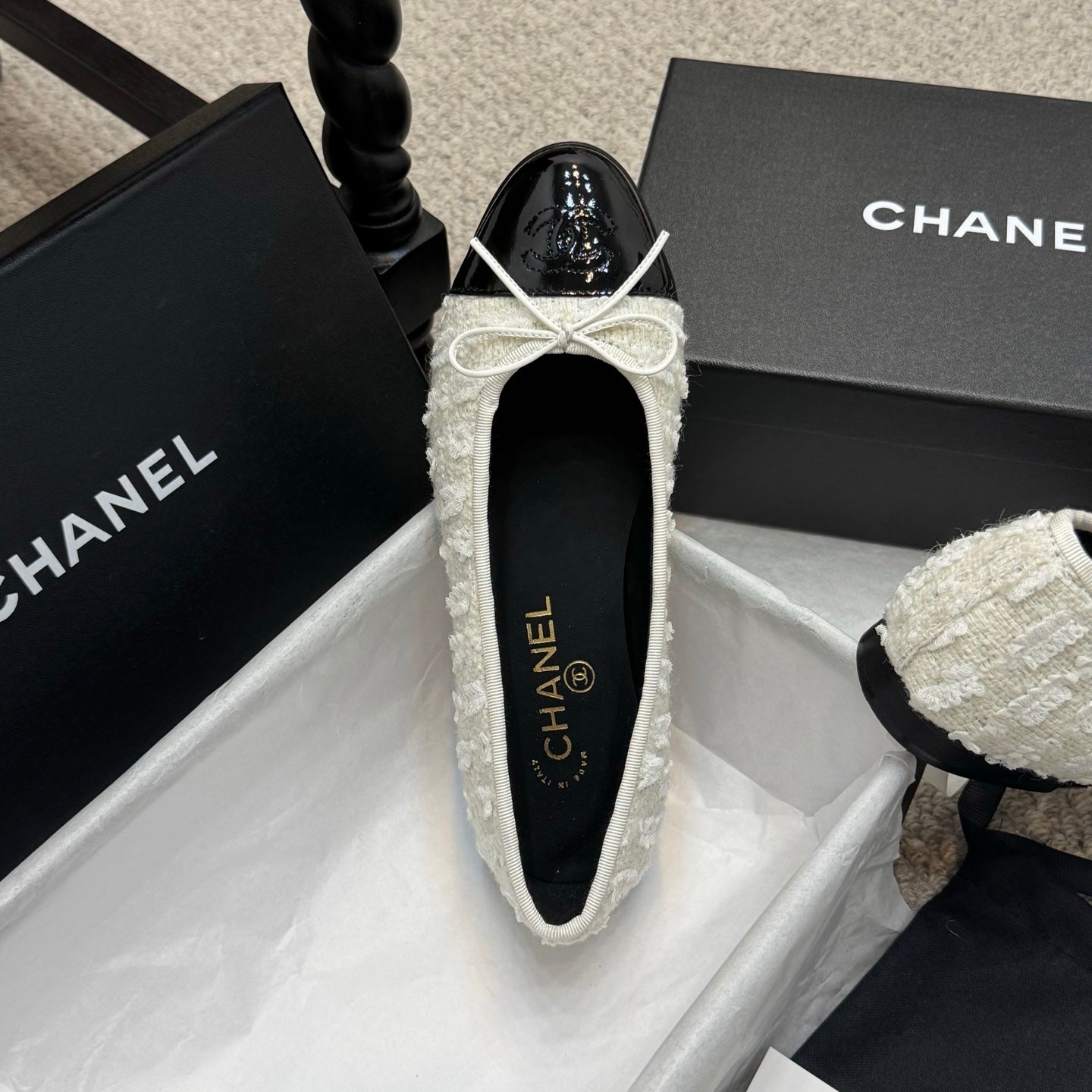 Chanel Classic Bow Ballet Flats – Spring/Summer Collection – 25SS