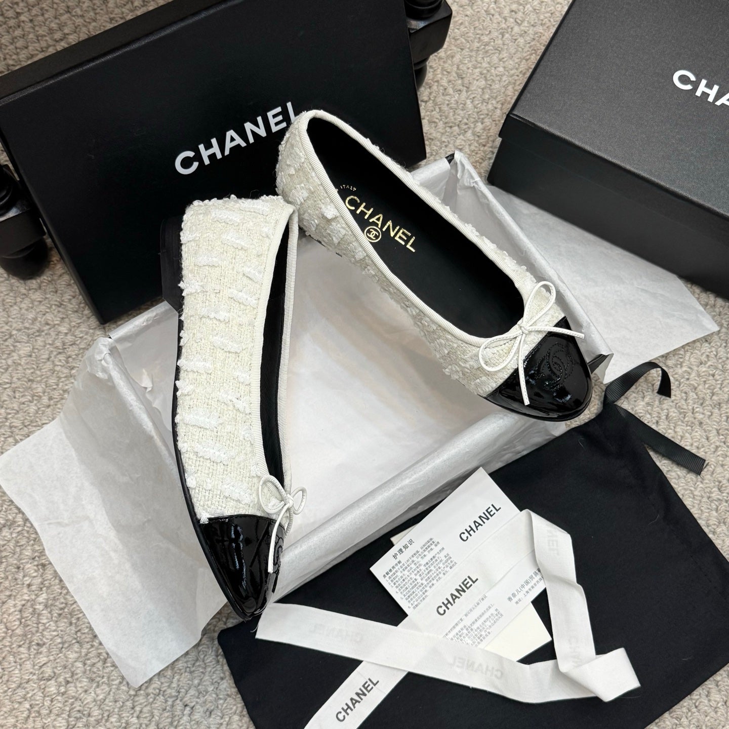 Chanel Classic Bow Ballet Flats – Spring/Summer Collection – 25SS