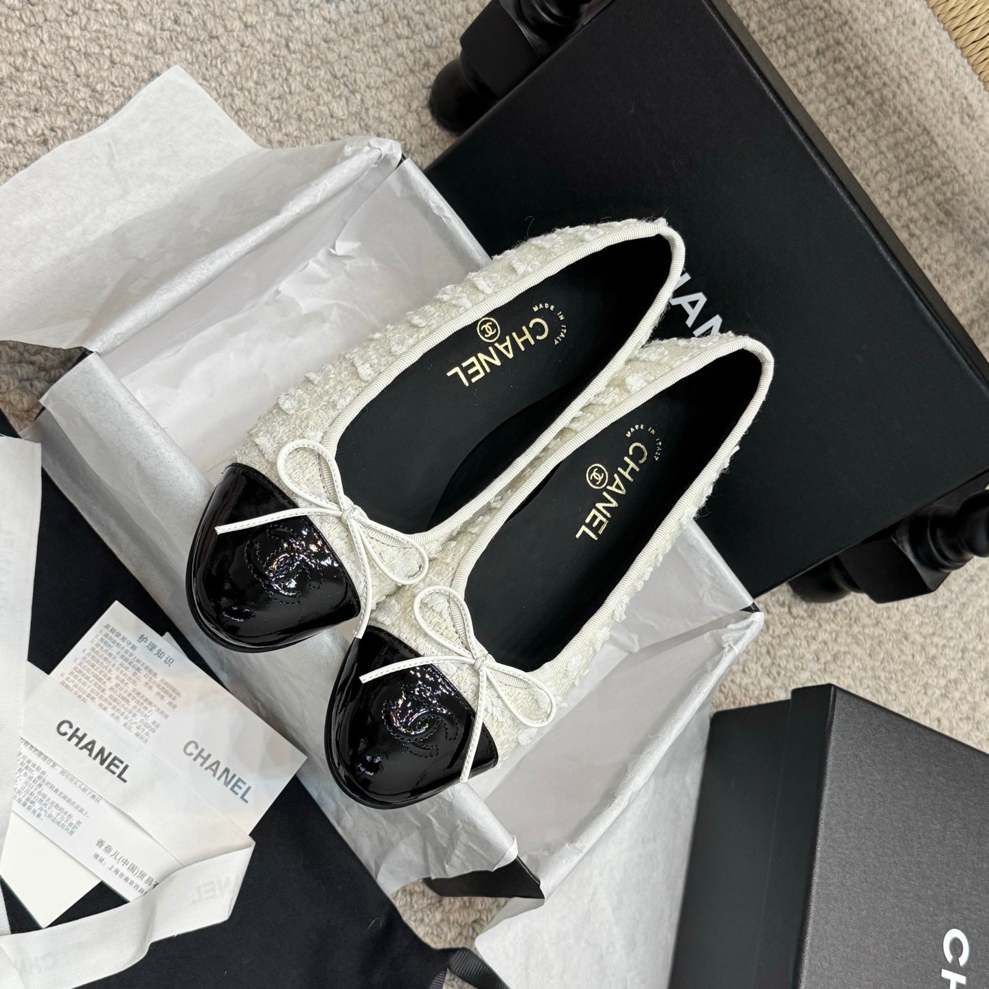 Chanel Classic Bow Ballet Flats – Spring/Summer Collection – 25SS